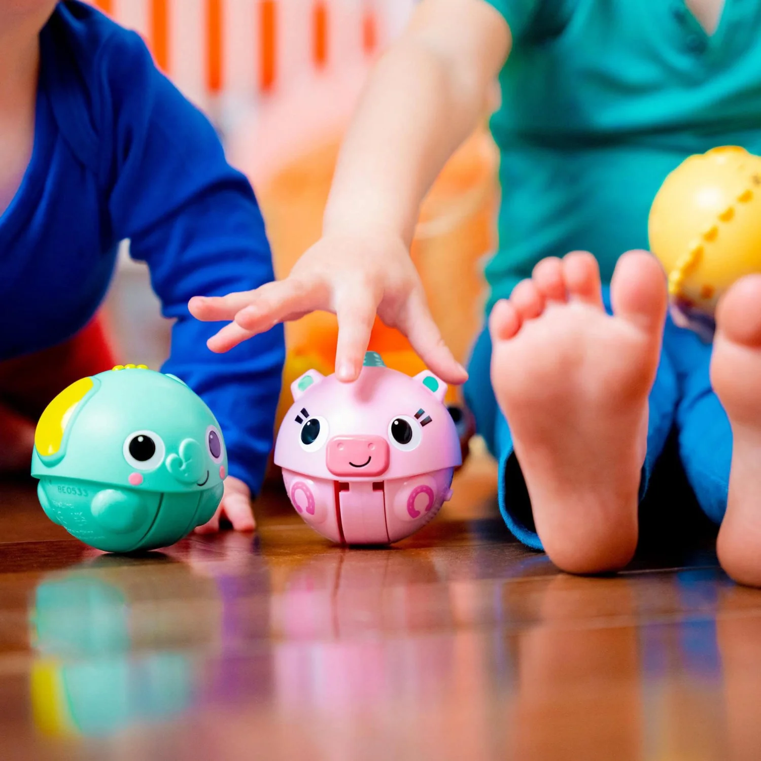 Bright Starts Giggables™ Roll & Chase Toy - Image 7