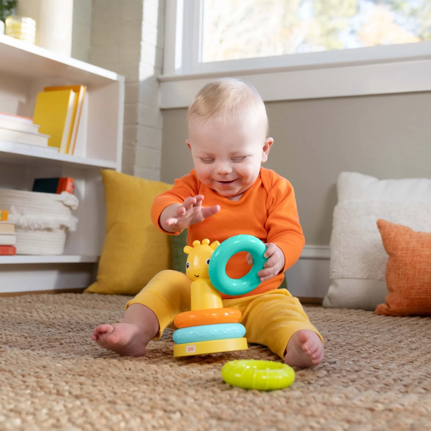 Bright Starts Giraffe Tower™ Stacking Toy - Image 2