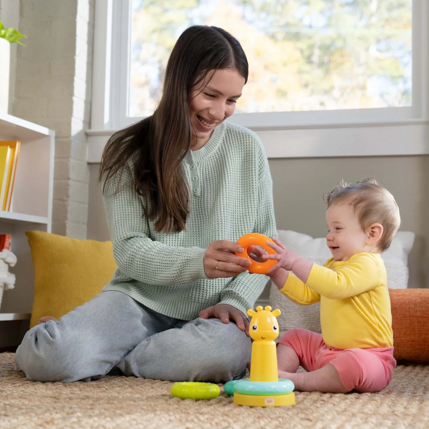 Bright Starts Giraffe Tower™ Stacking Toy - Image 4