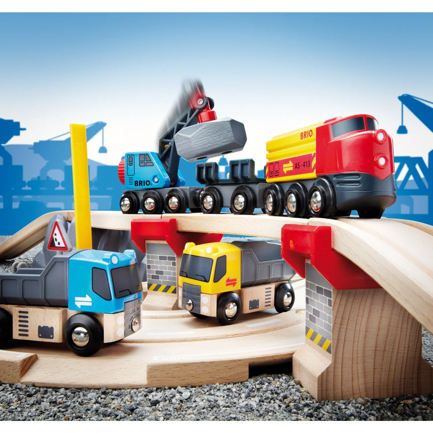 BRIO® 33210 Tog- And Vejbane, Lodsesæt - Image 2