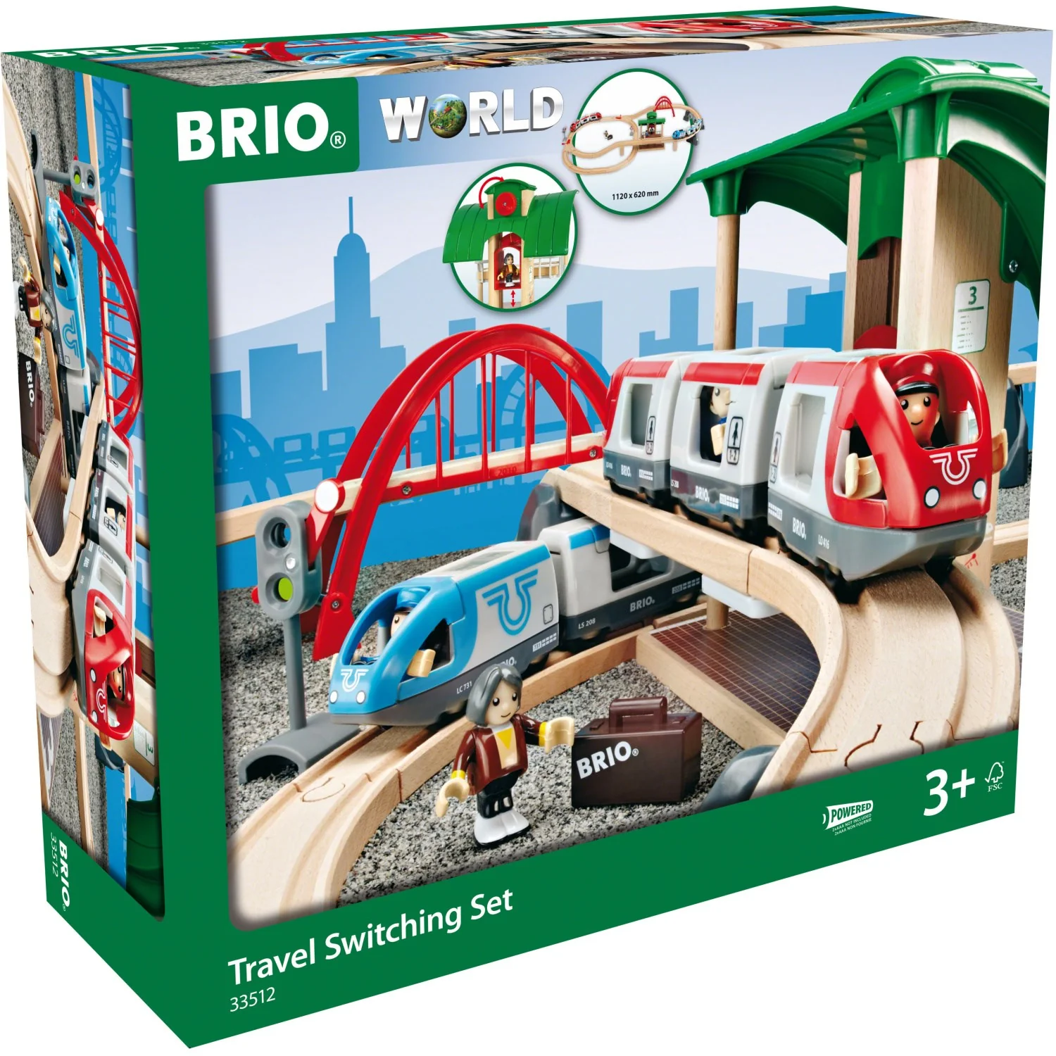 BRIO® 33512 Togbane, Stor, På Rejse - Image 12