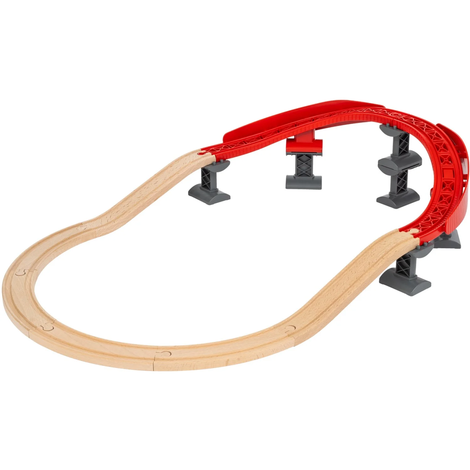 BRIO® 33995 Pakke Med Hævede, Buede Skinner - Image 10