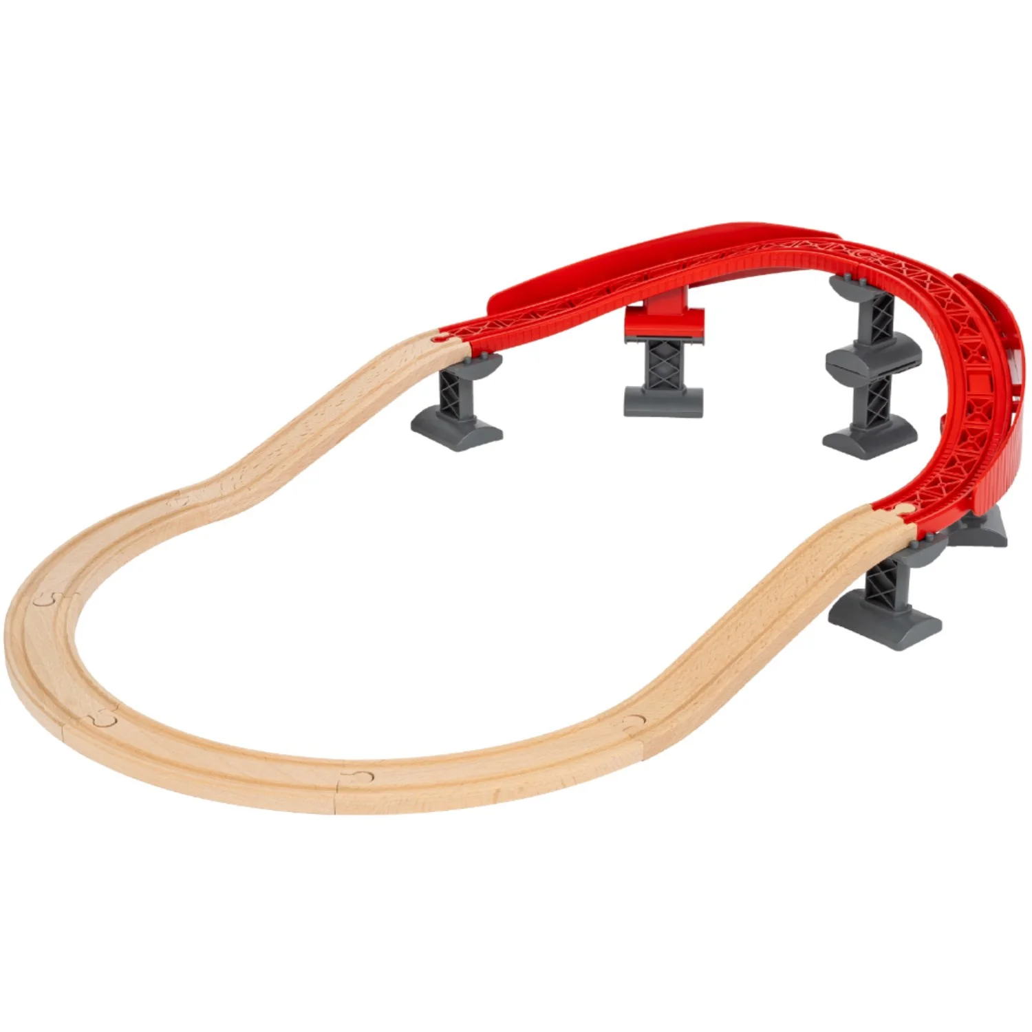 BRIO® 33995 Pakke Med Hævede, Buede Skinner - Image 2