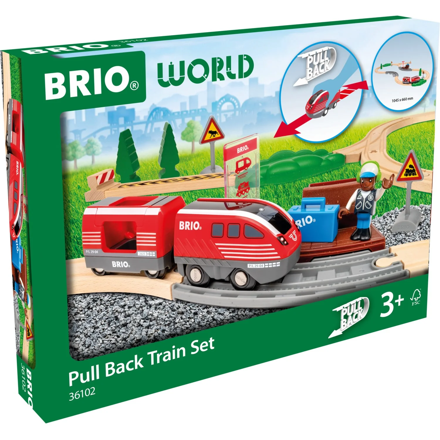 BRIO® 36102 Pull Back Togsæt - Image 8