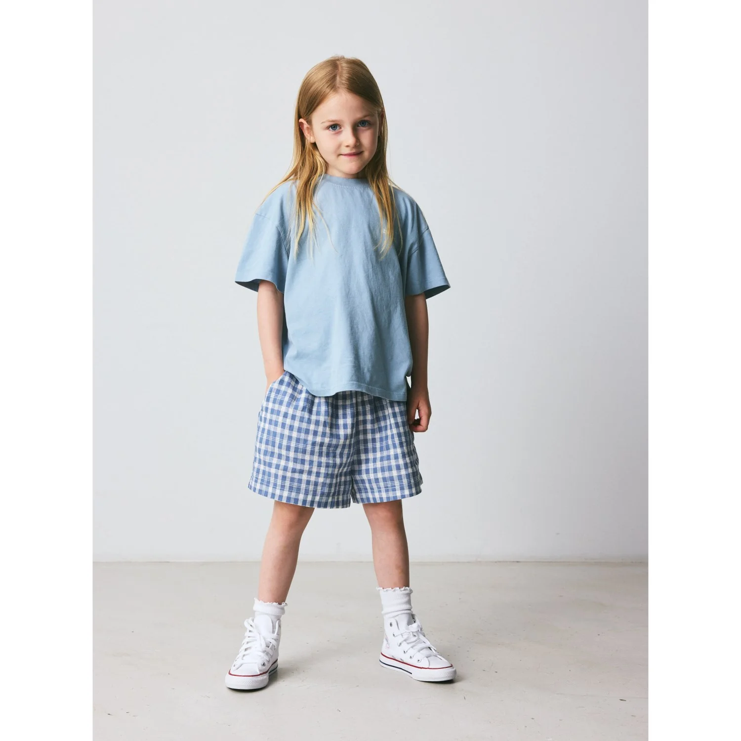 brunobruno nation Dusty Blue Skateboard Nanna T-Shirt - Image 2