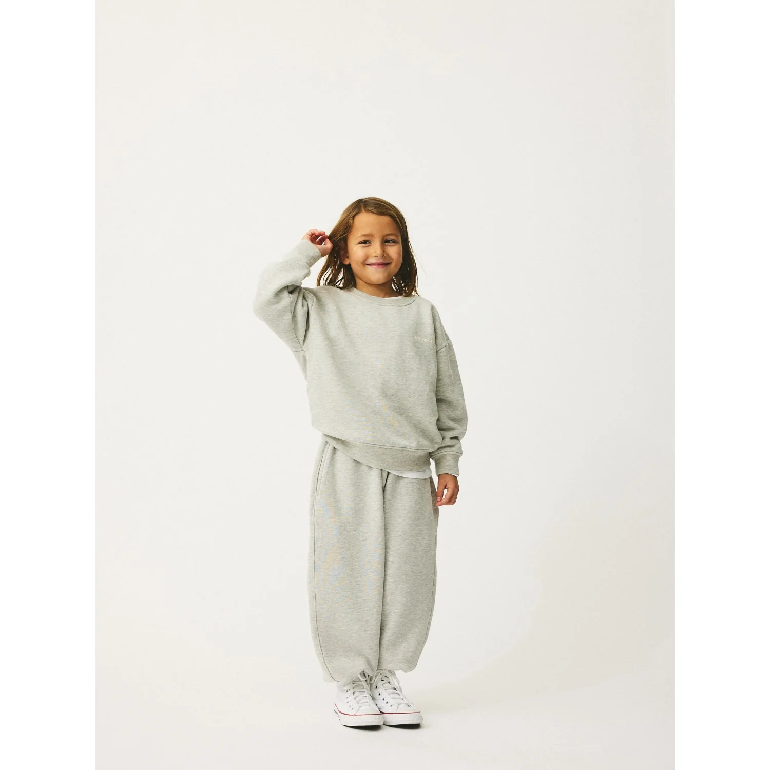 brunobruno nation Light Grey Melange Ella Pants NB - Image 2