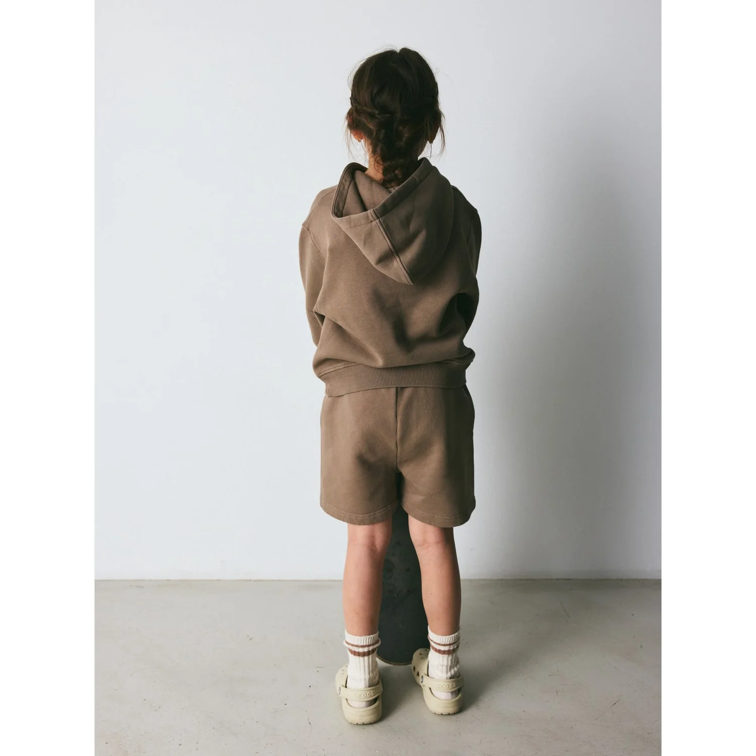 brunobruno nation Walnut Brown Theo Sweatshorts - Image 4