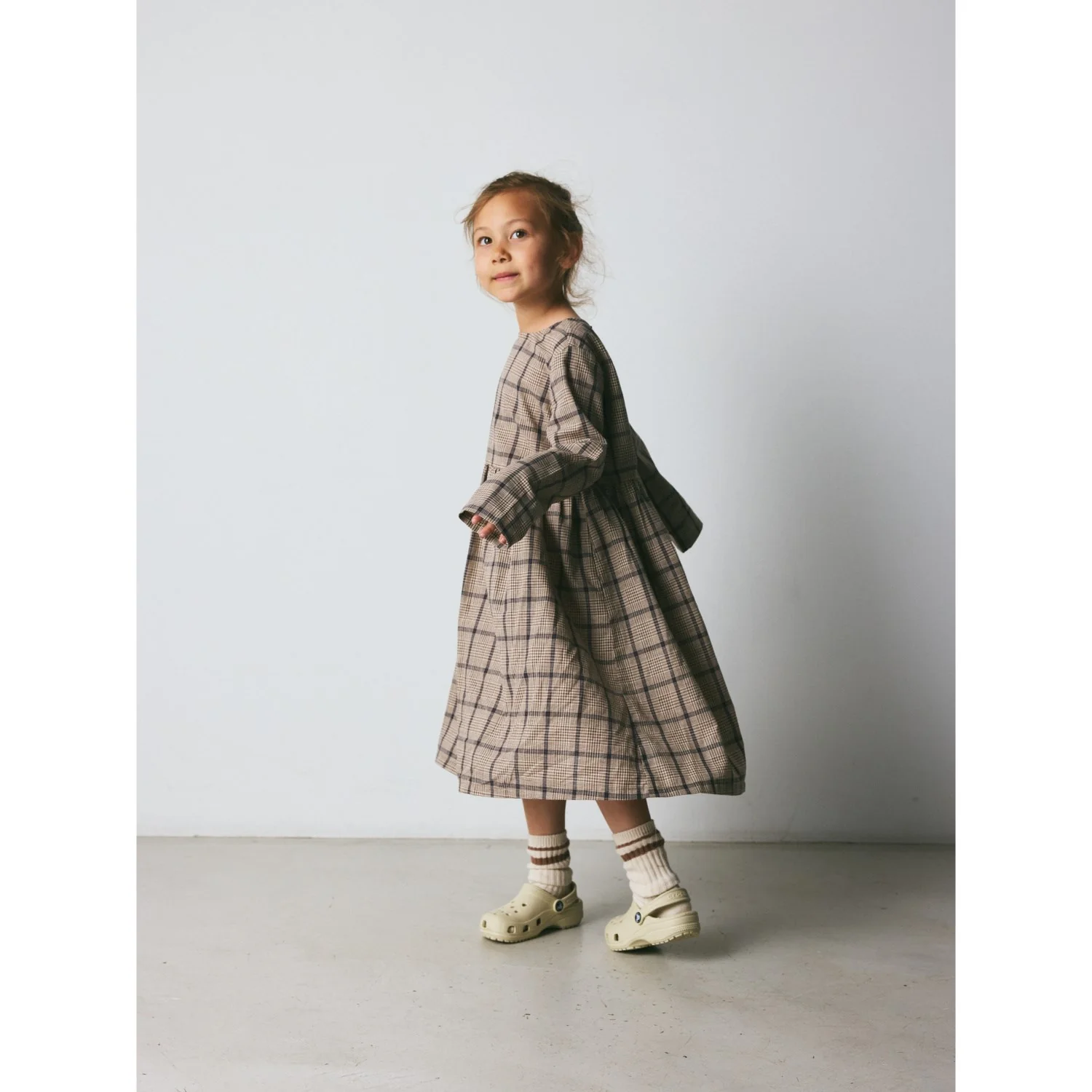 brunobruno nation Walnut Check Vita Walnut Check Dress - Image 2