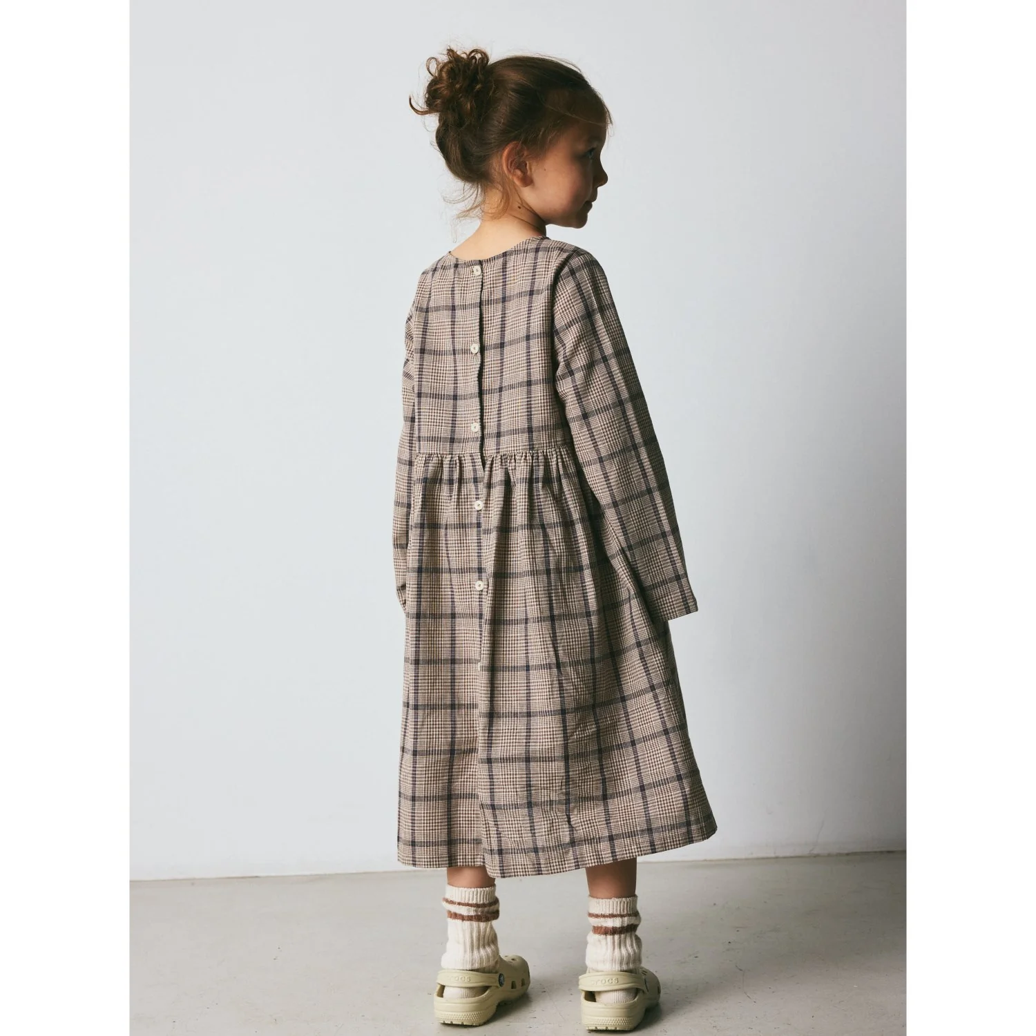 brunobruno nation Walnut Check Vita Walnut Check Dress - Image 3