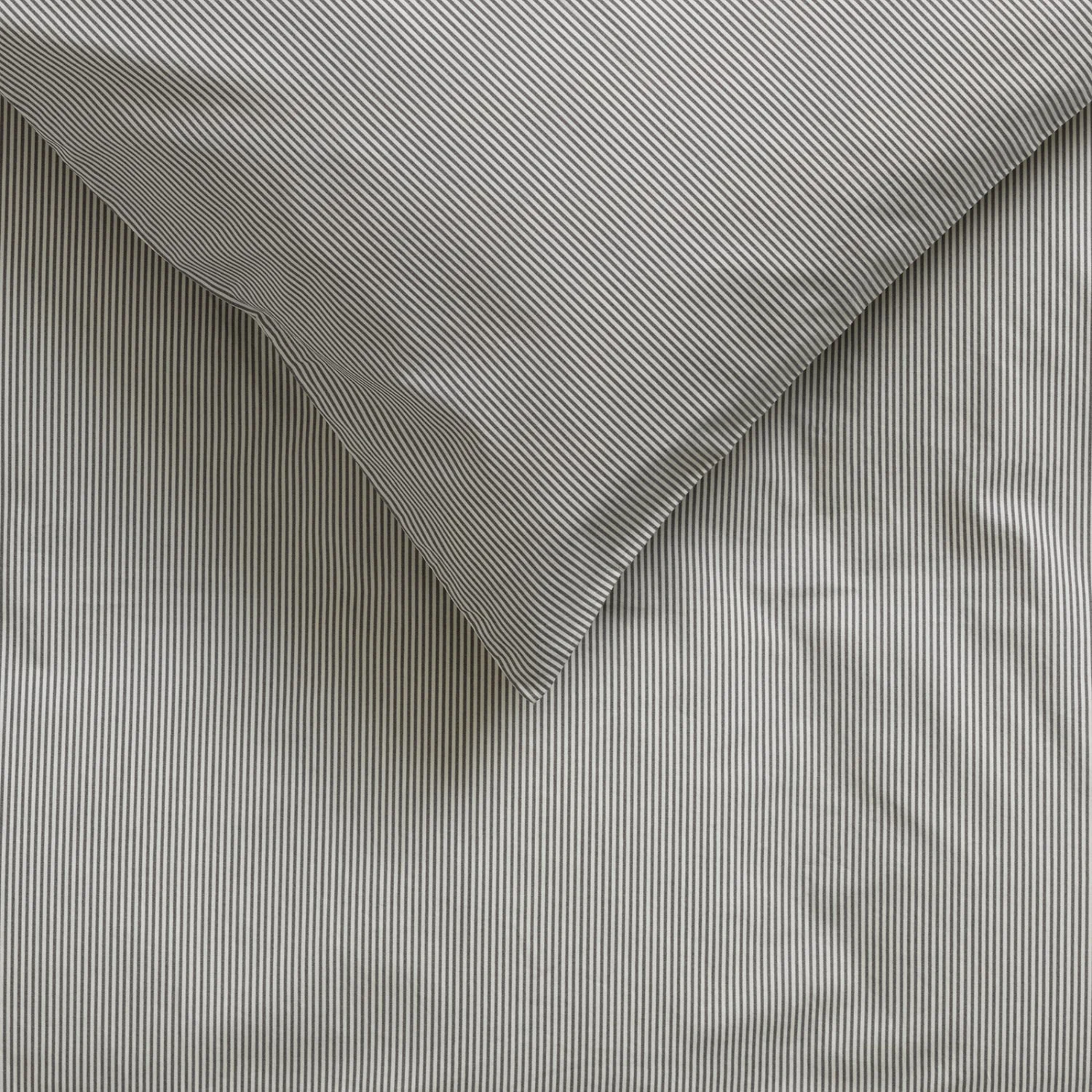 by KlipKlap Steel Grey Emil Stripe Bedding - Image 2