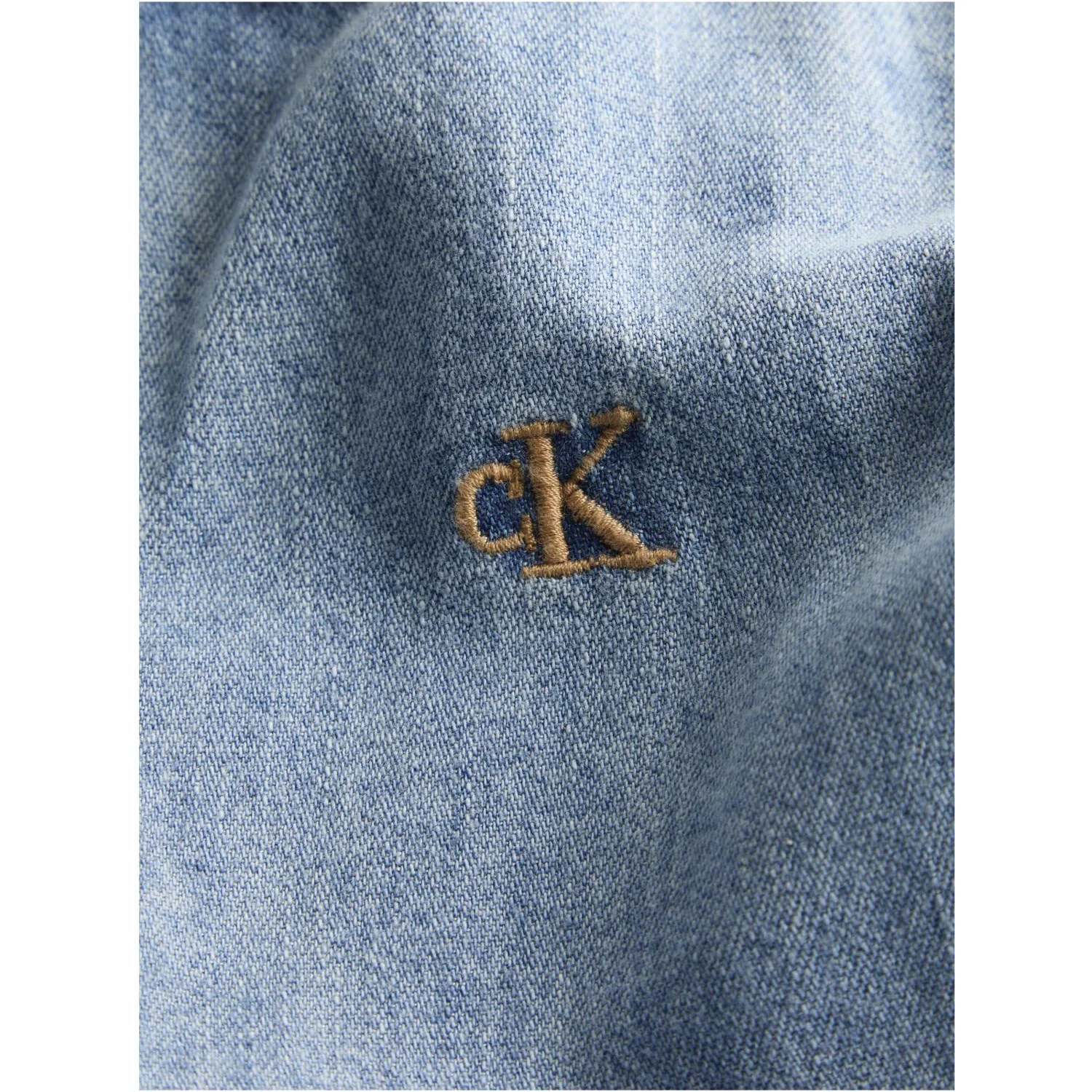 Calvin Klein Andrew Wash Denim Sleeveless Dress - Image 2