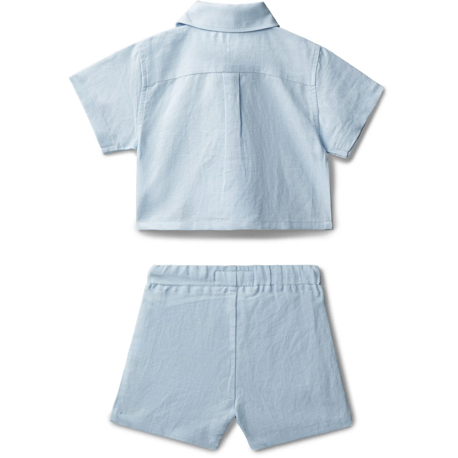 Calvin Klein Breezy Blue Woven Short Set - Image 2