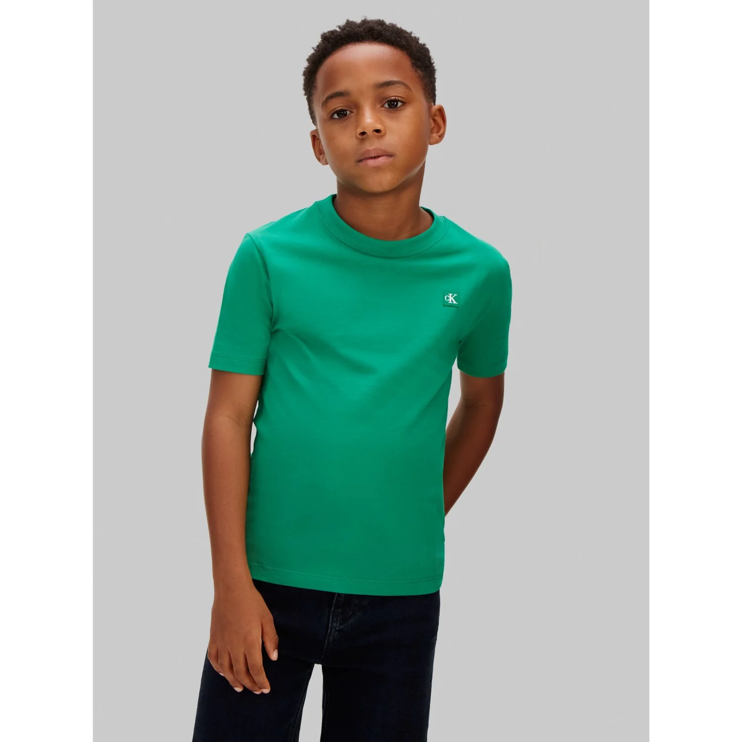 Calvin Klein Lush Meadow Mono Mini Badge Reg T-Shirt - Image 2