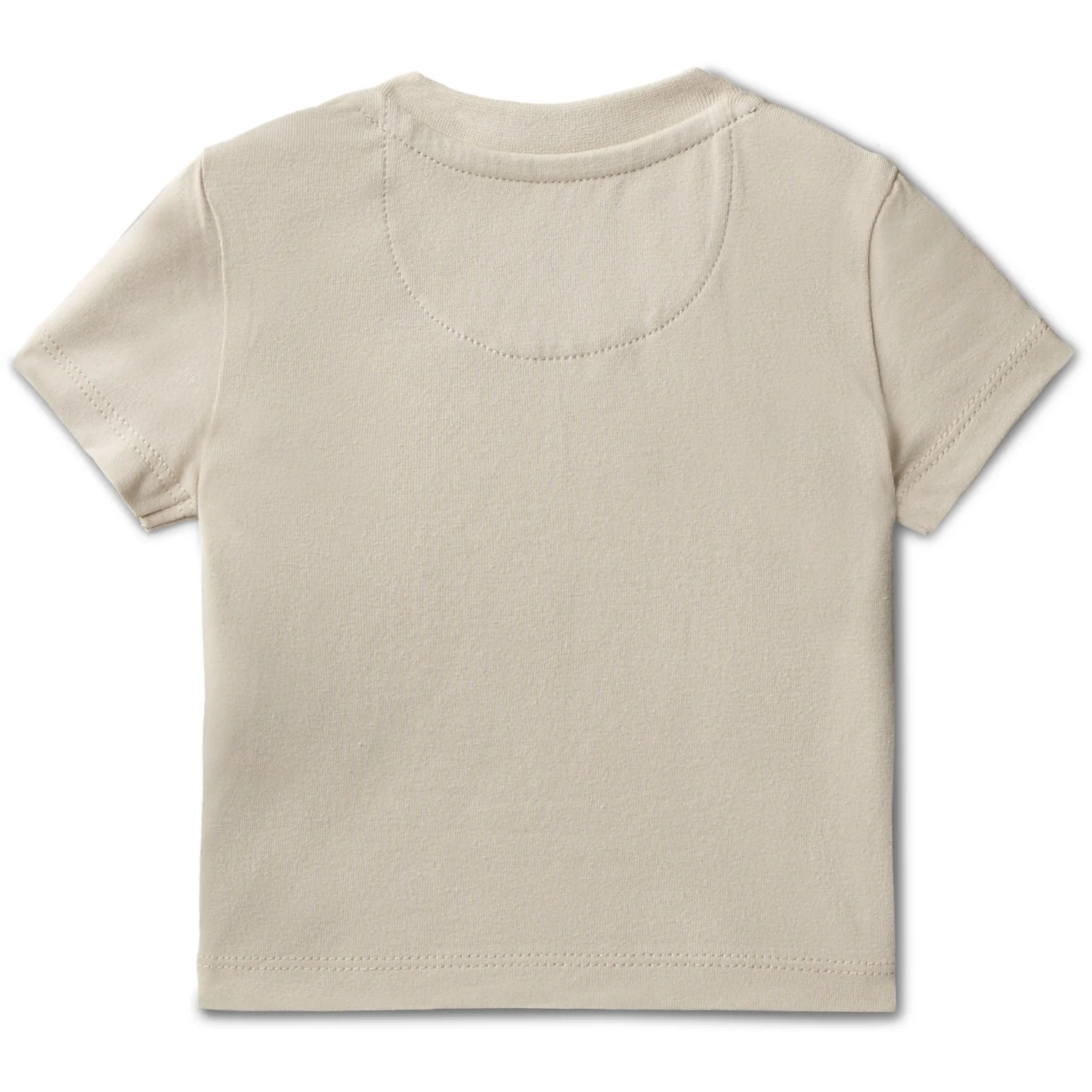 Calvin Klein Oatmeal Ck Logo Ss T-Shirt - Image 4