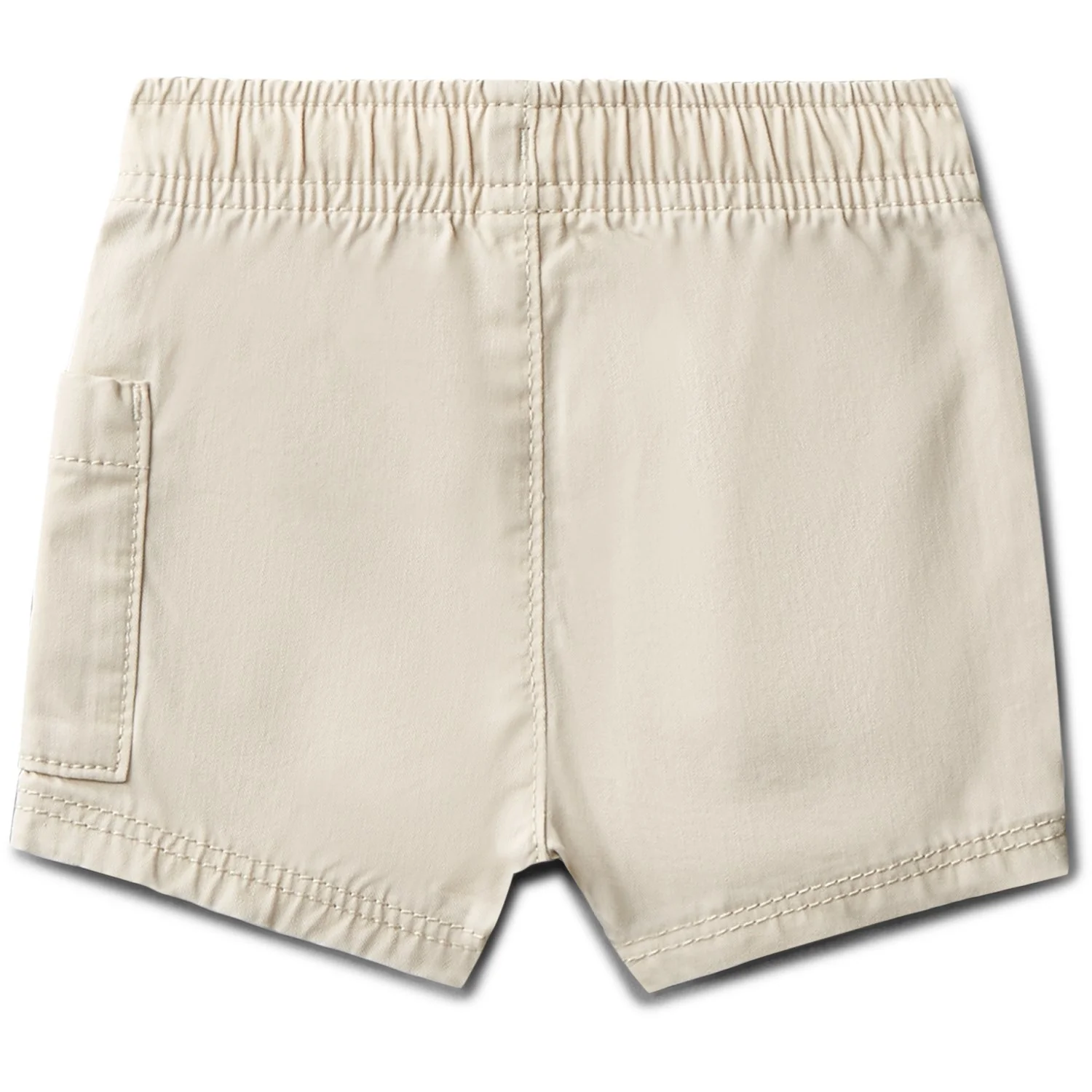 Calvin Klein Oatmeal Cotton Twill Shorts - Image 4
