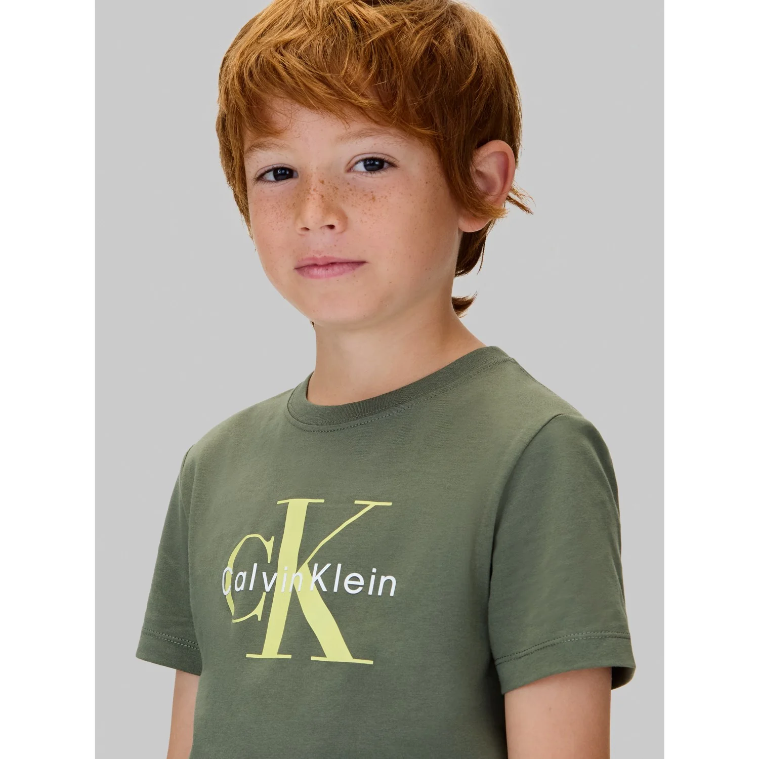 Calvin Klein Thyme Ck Monogram Ss T-Shirt - Image 4