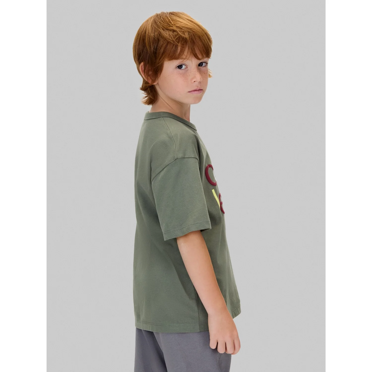 Calvin Klein Thyme Color Logo Graphic Ss T-Shirt - Image 5