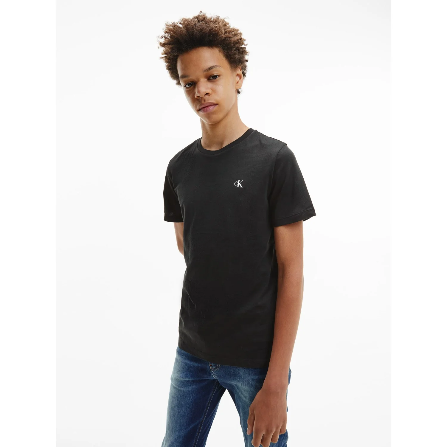 Calvin Klein White / Black 2-Pack MonAndram Tee Ss - Image 3
