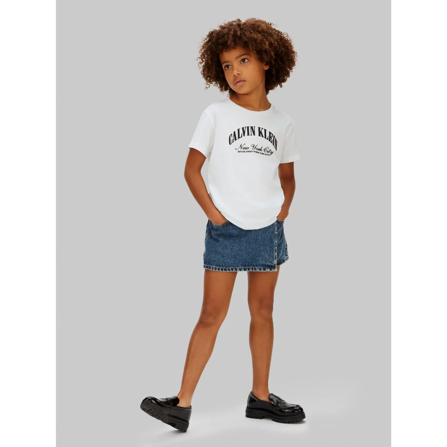 Calvin Klein White Ck Collegiate Ss T-Shirt - Image 3