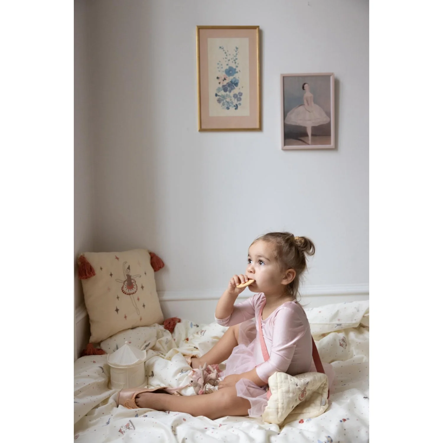 Cam Cam Copenhagen Ballerina Embroidered Pillow - Image 2