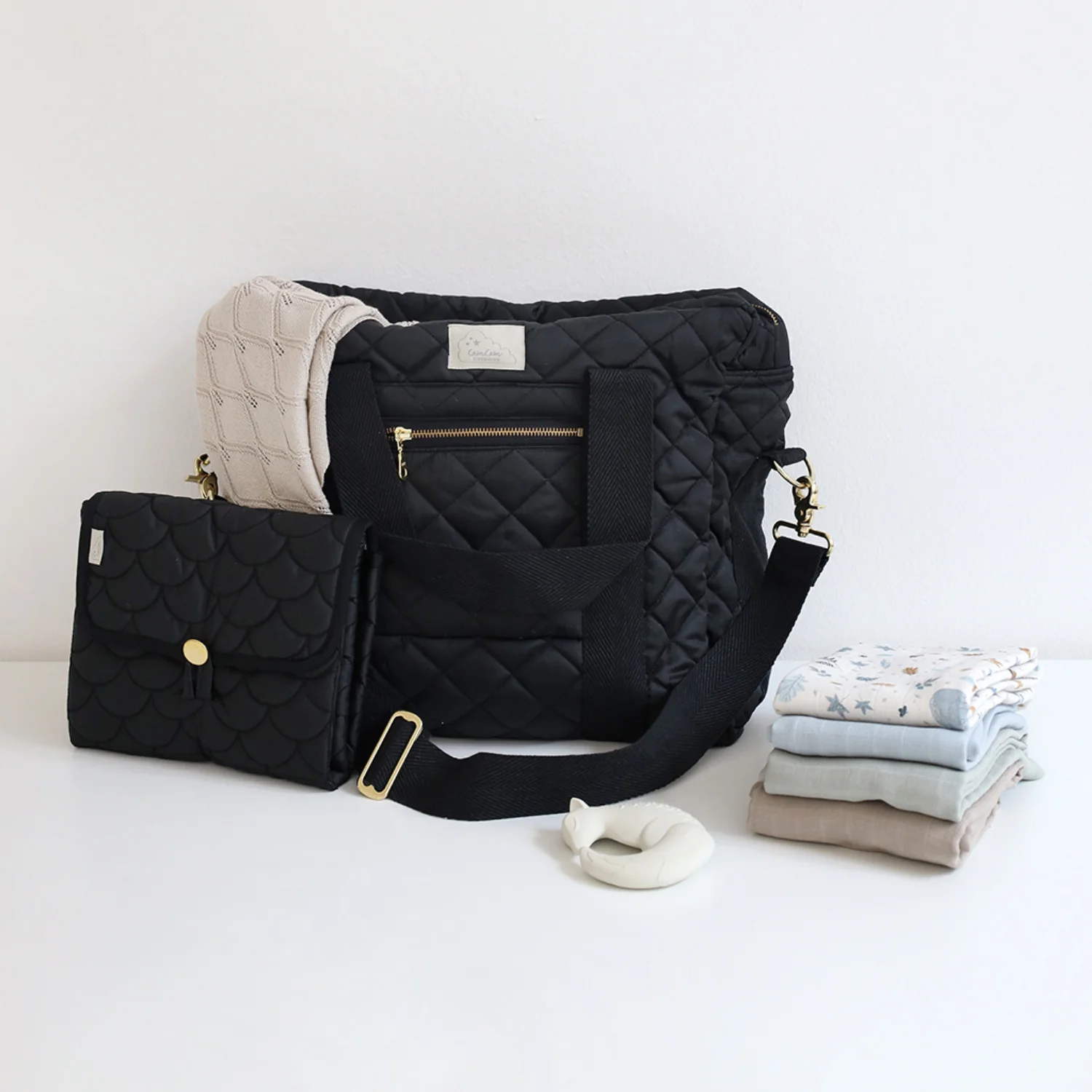 Cam Cam Copenhagen Black Changing Bag - Image 2