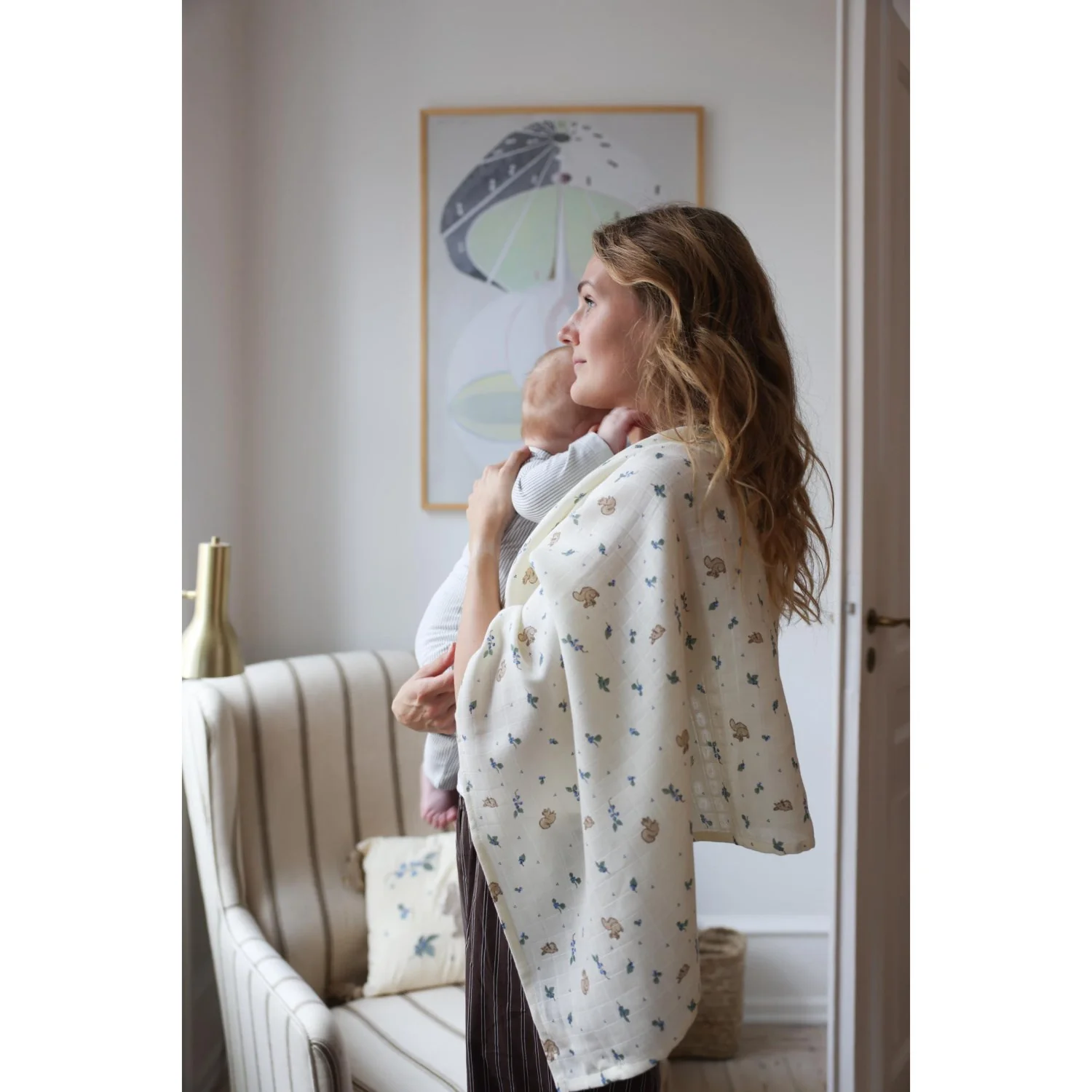Cam Cam Copenhagen Blueberries Swaddle - Image 2
