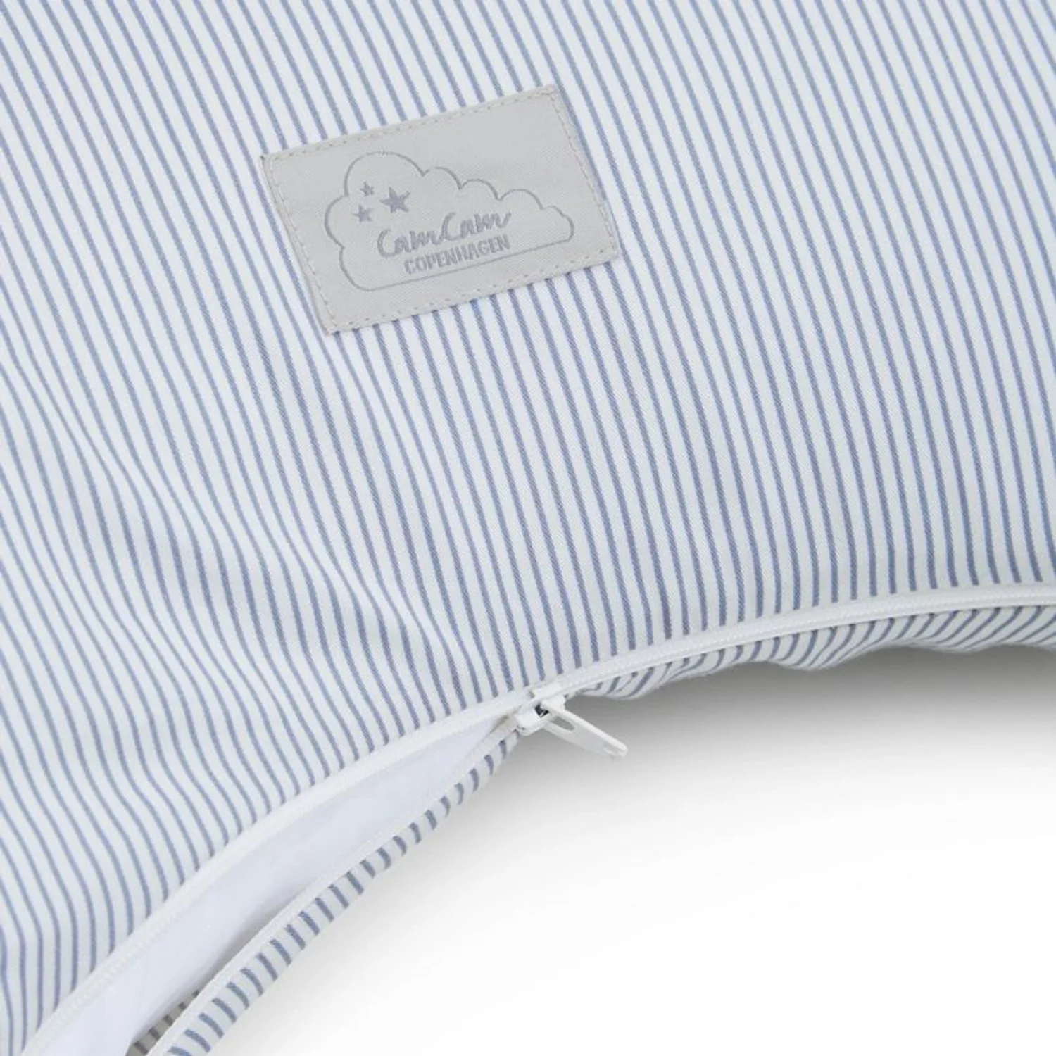 Cam Cam Copenhagen Classic Stripes Blue Nursing Pillow - Image 3