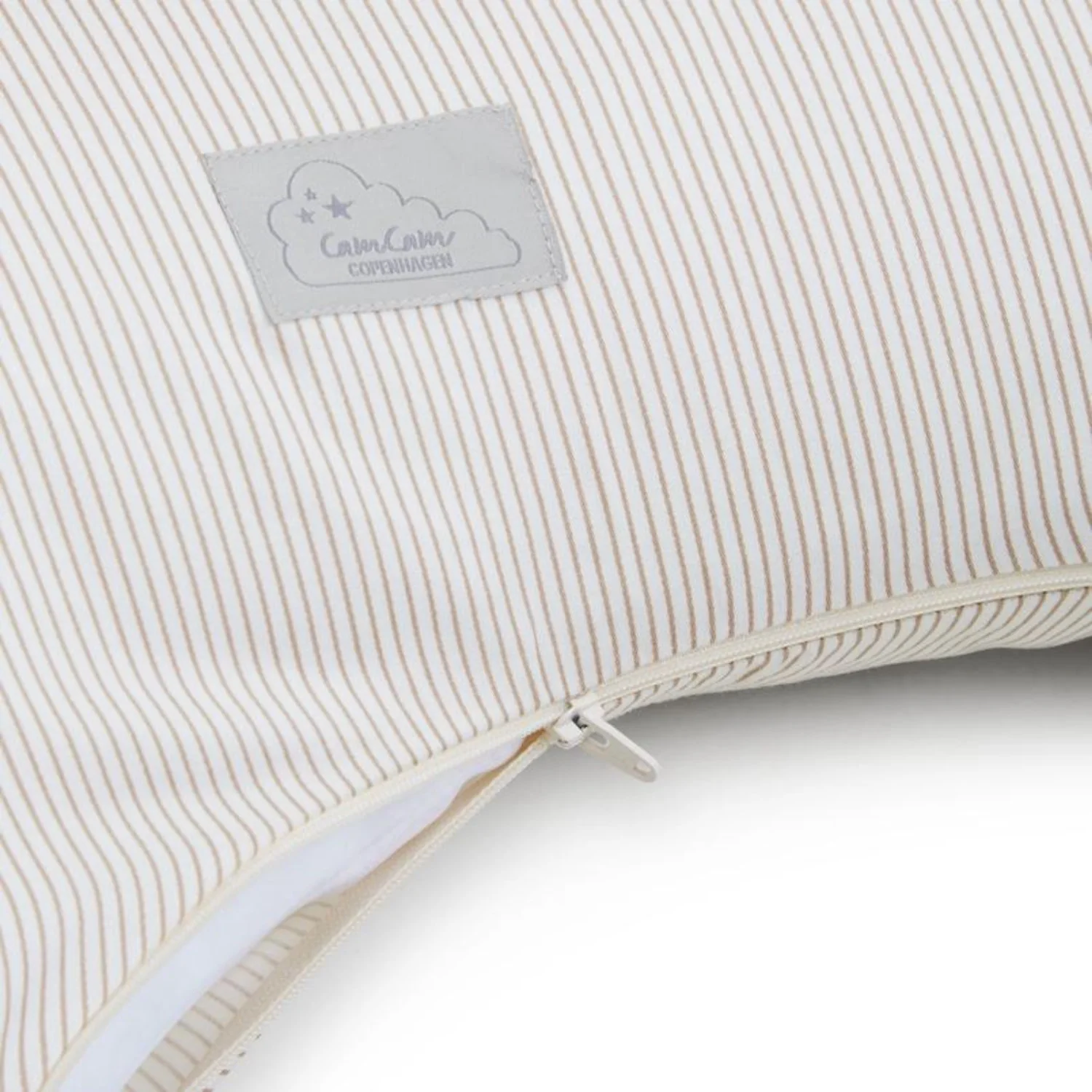 Cam Cam Copenhagen Classic Stripes Camel Nursing Pillow - Image 2