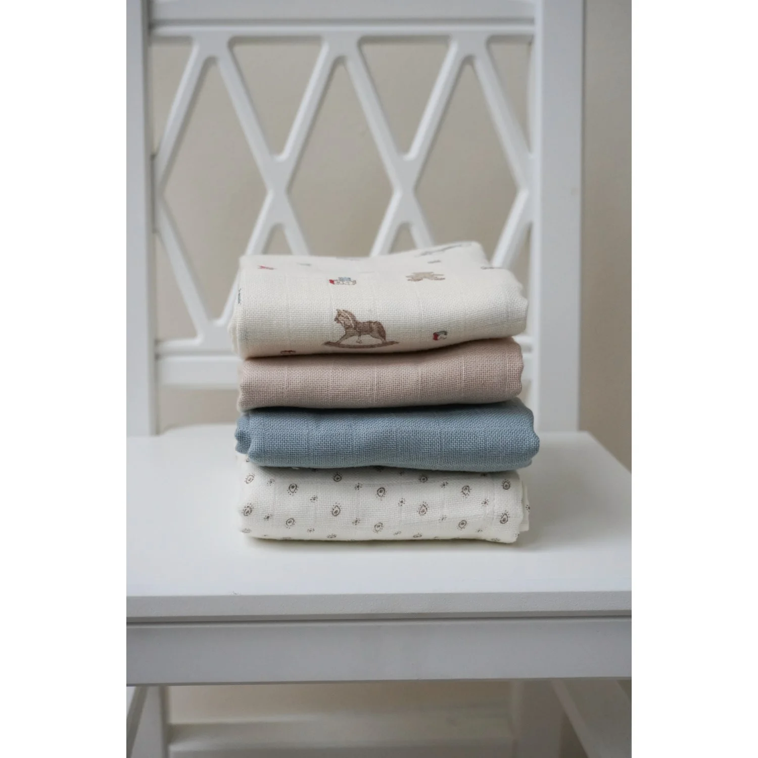Cam Cam Copenhagen Rowan Printed Muslin Cloth 2-Pack - Image 2