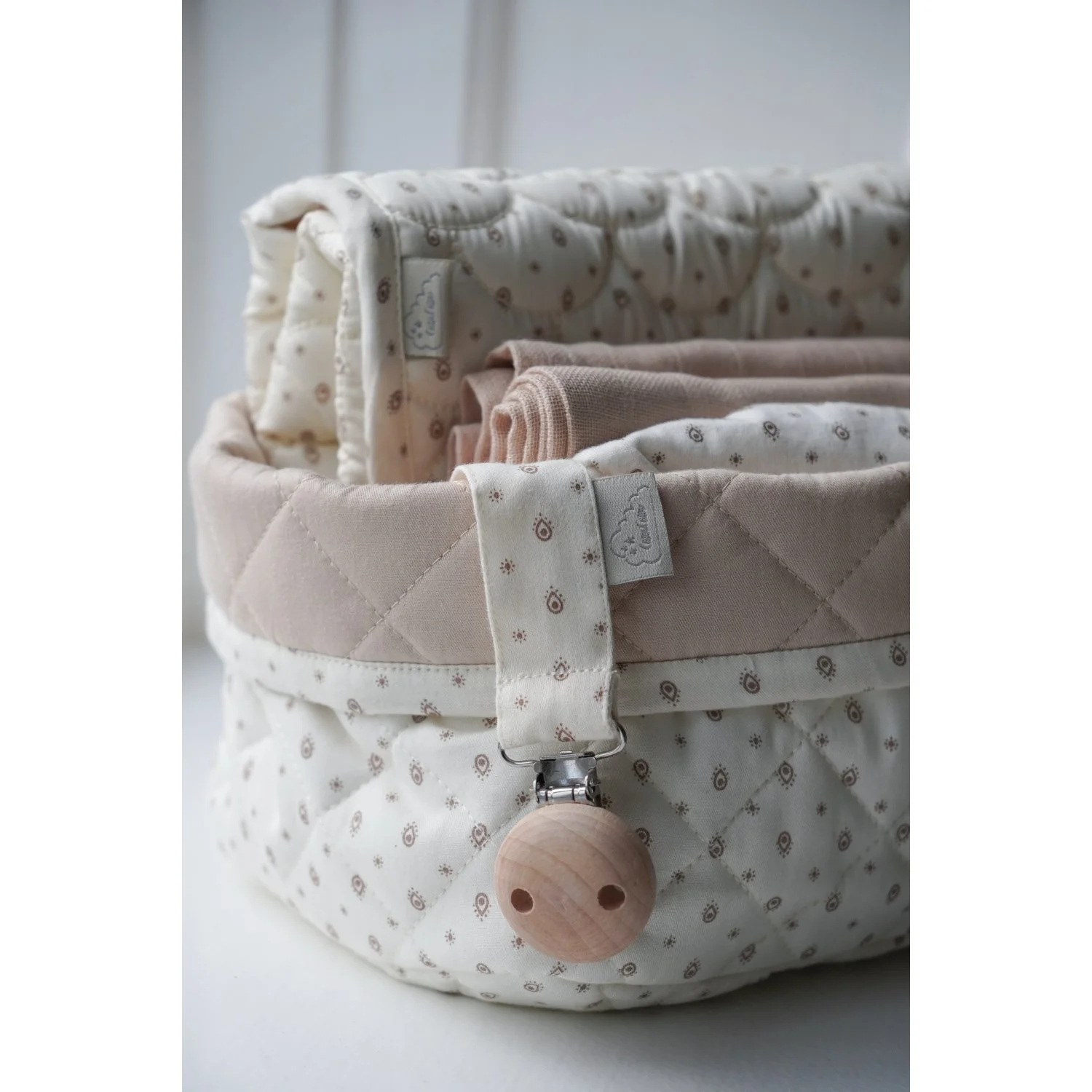 Cam Cam Copenhagen Rowan Quilted Storage Basket 2-Pack - Image 4