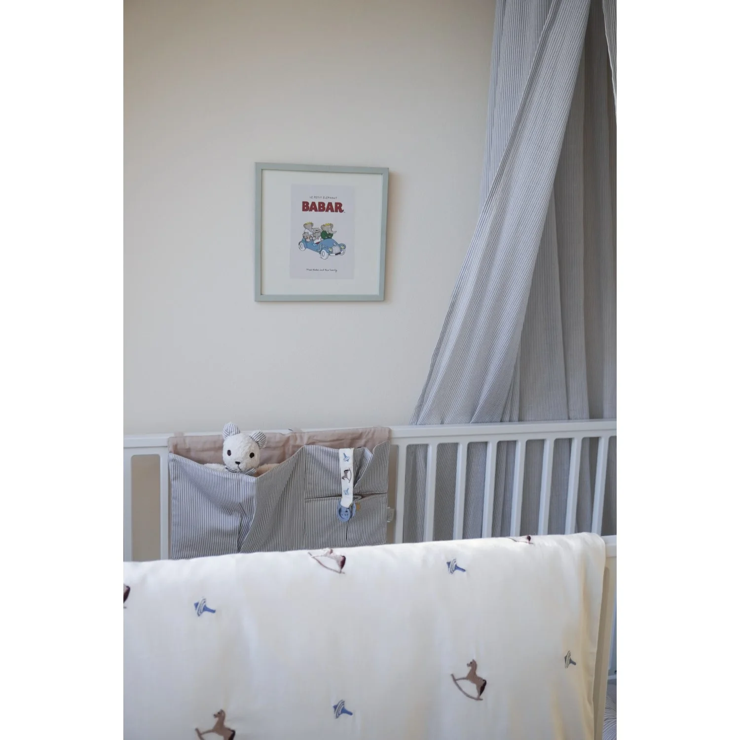 Cam Cam Copenhagen Vintage Toys Embroidered Baby Bedding Set - Image 3