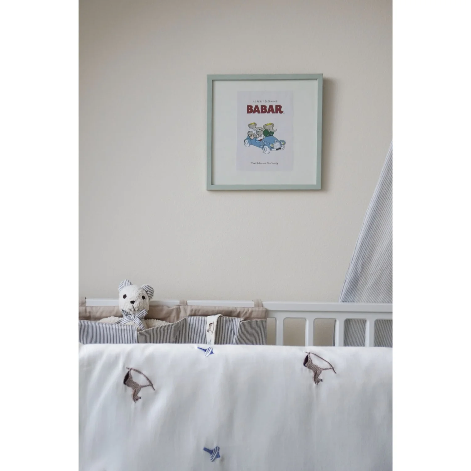 Cam Cam Copenhagen Vintage Toys Embroidered Baby Bedding Set - Image 4