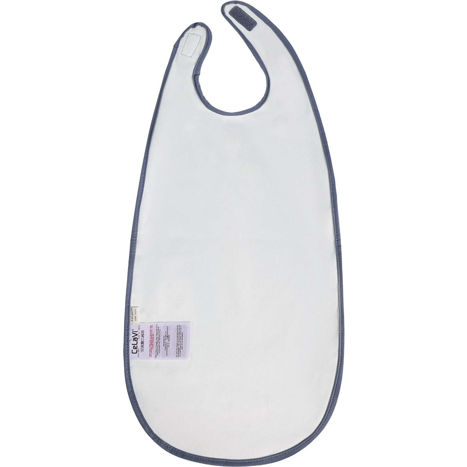 CeLaVi China Blue Long Pu Bib - Image 3