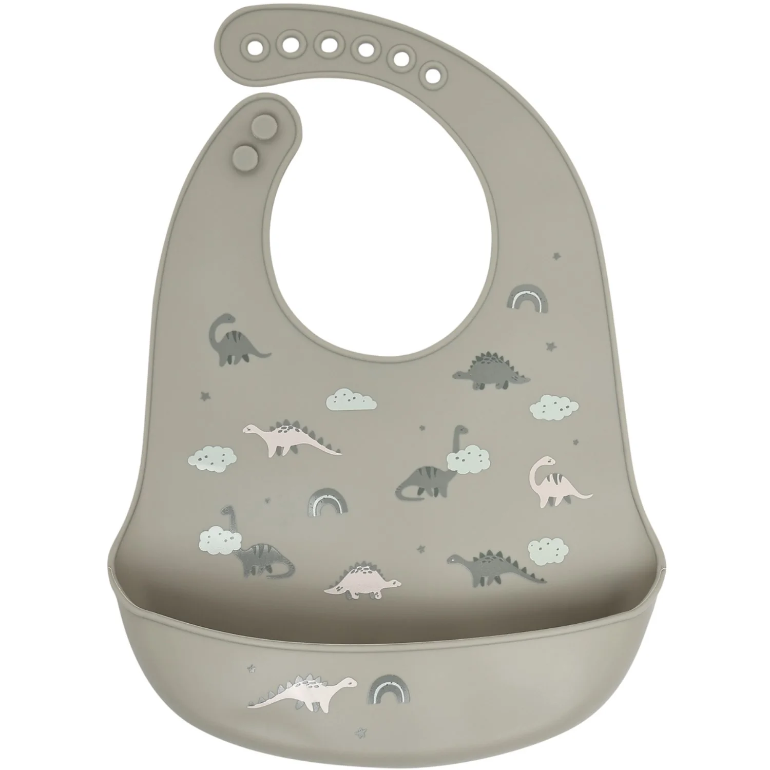 CeLaVi Dried Sage Silicon Bib (2-Pack) - Image 3