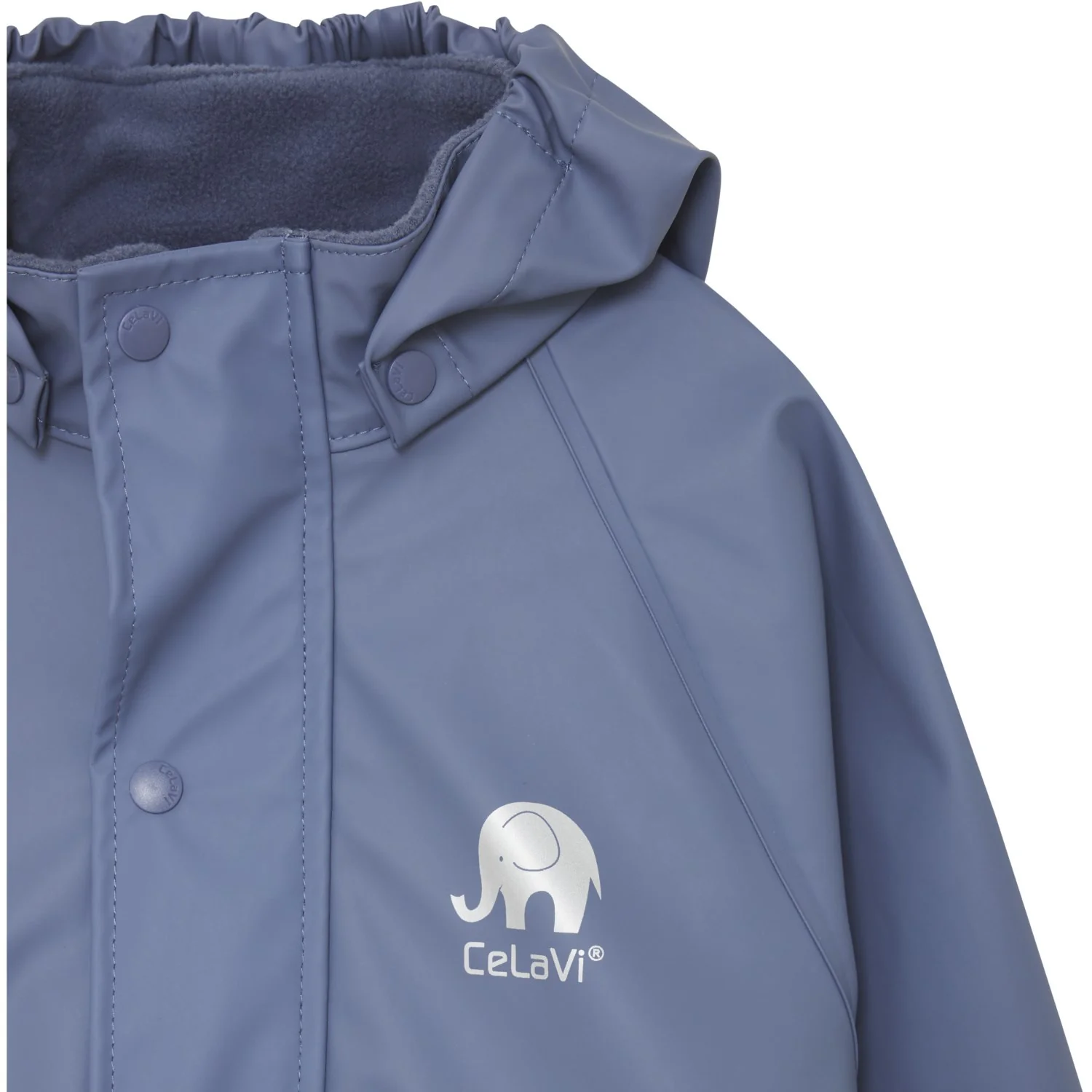 CeLaVi Flint Stone Basic Rainwear Set -Solid Pu - Image 2