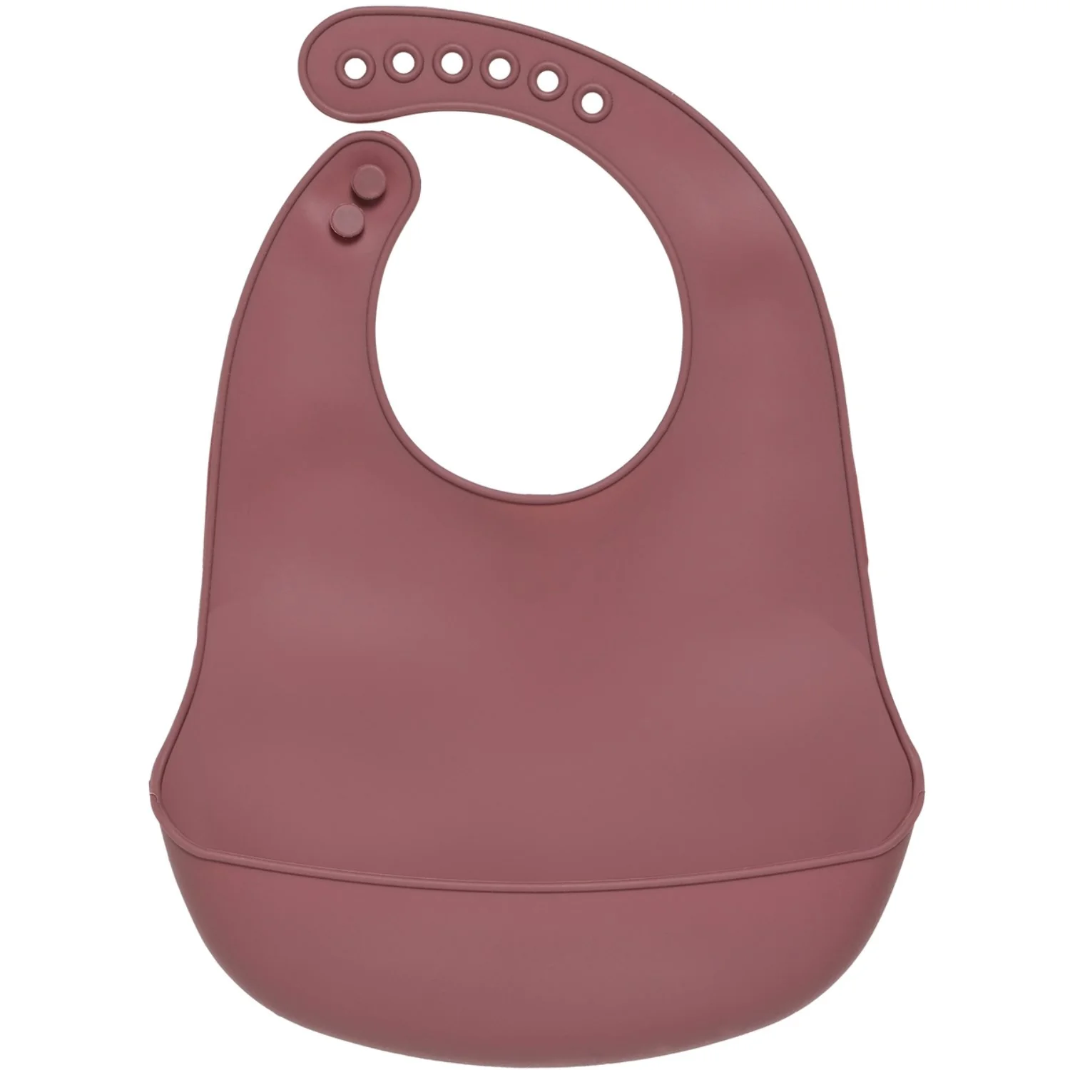 CeLaVi Rose Taupe Silicon Bib (2-Pack) - Image 2