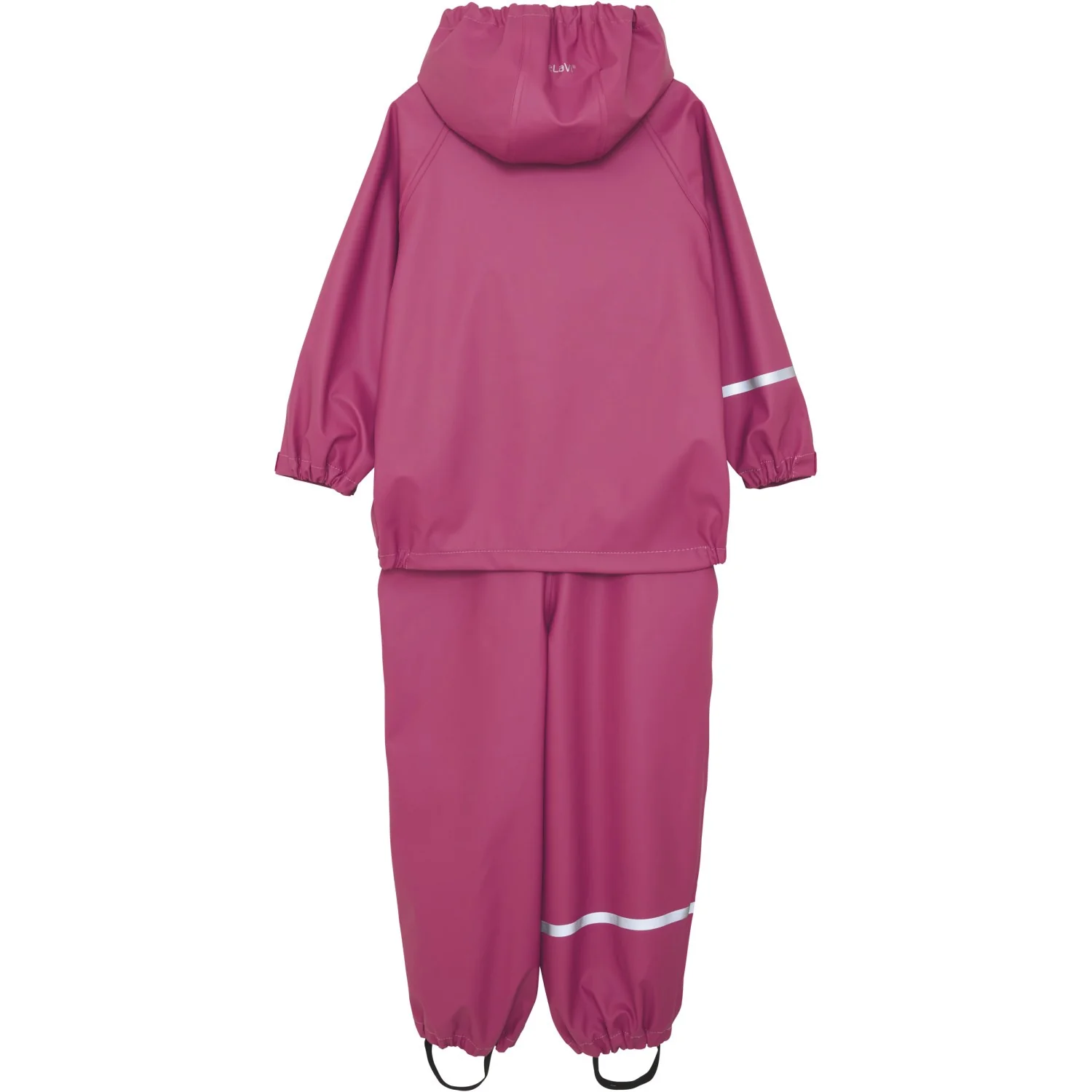 CeLaVi Rose Wine Basic Rainwear Set -Solid Pu - Image 5