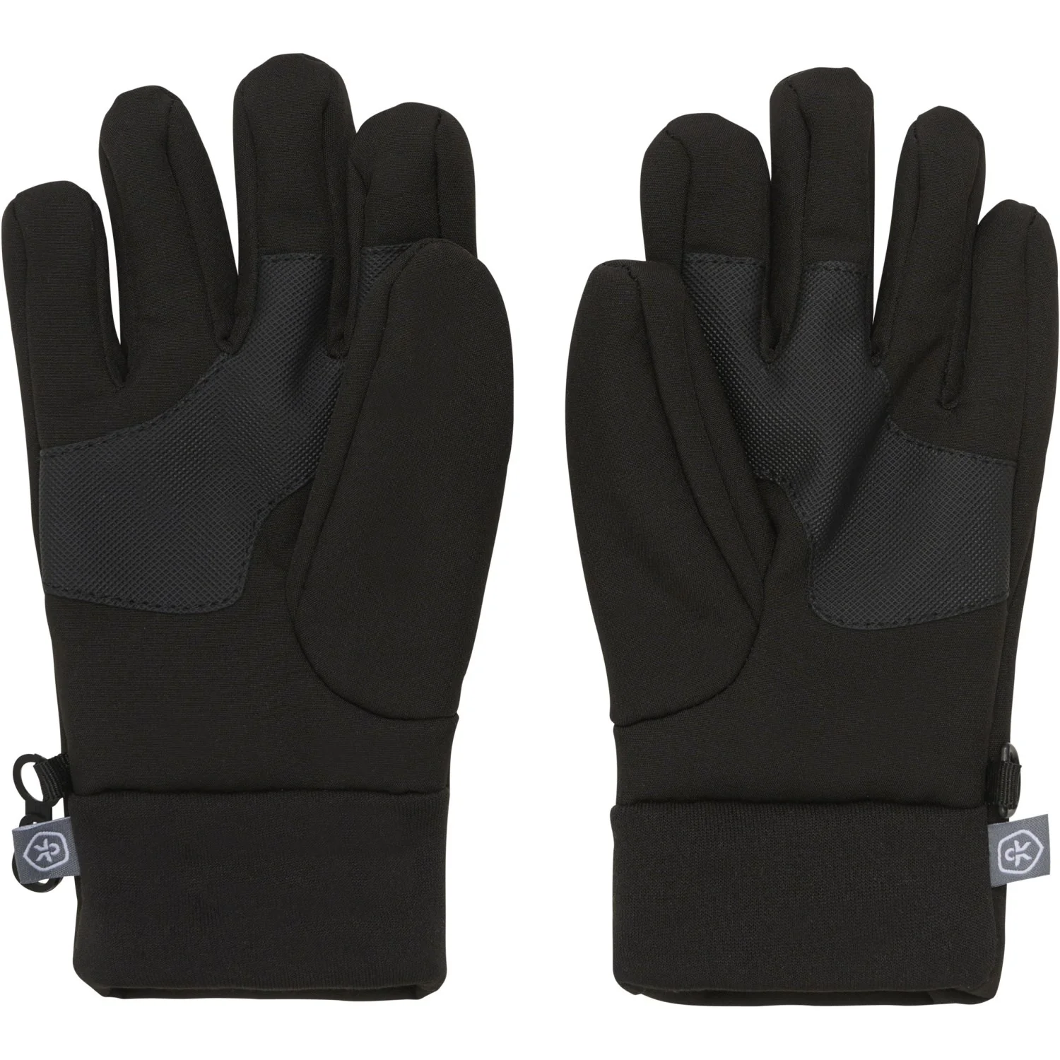 Color Kids Black Gloves Softshell - Image 3