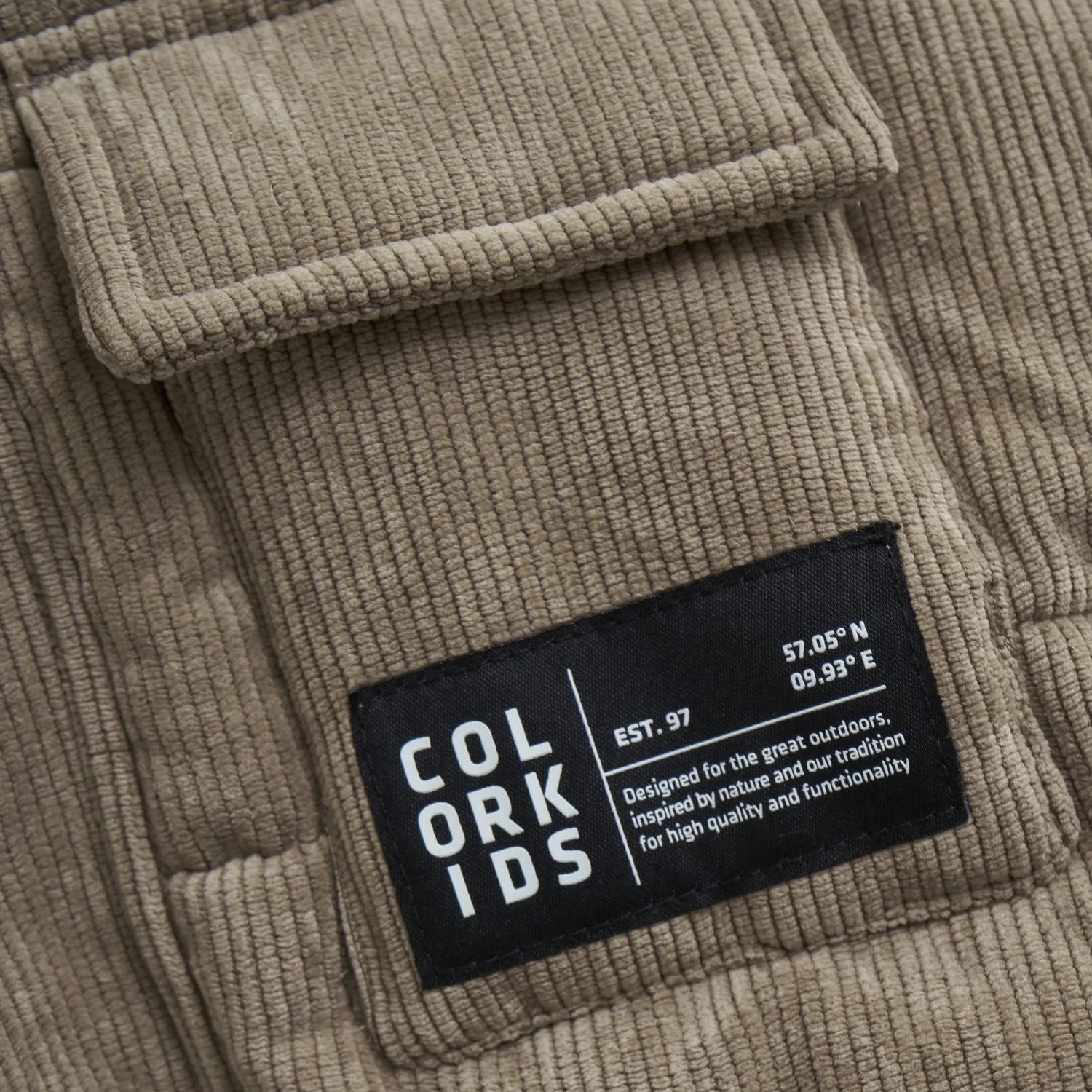 Color Kids Fossil Jr. Jacket W. String -Corduroy - Image 3