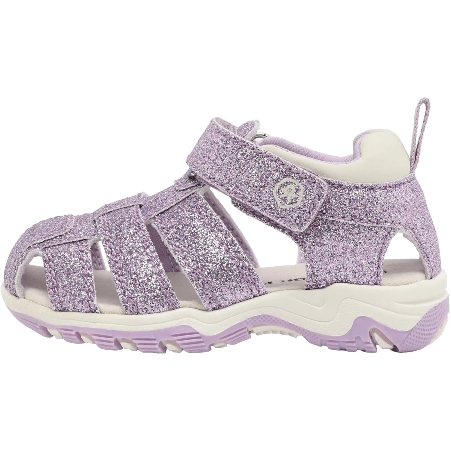 Color Kids Orchid Bloom Baby Sandals W. Velcro Strap - Image 2