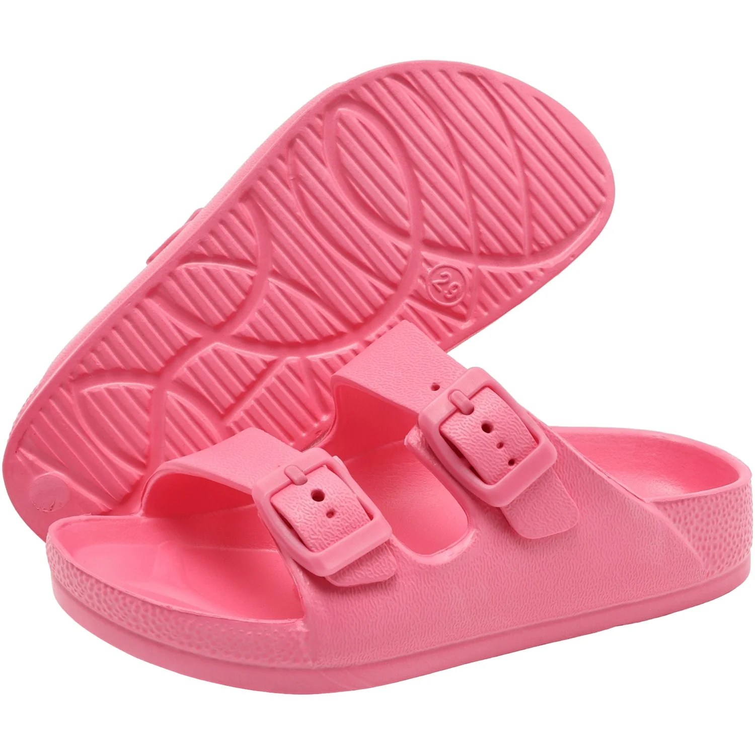 Color Kids Pink Lemonade Sandals W. Buckles - Image 3