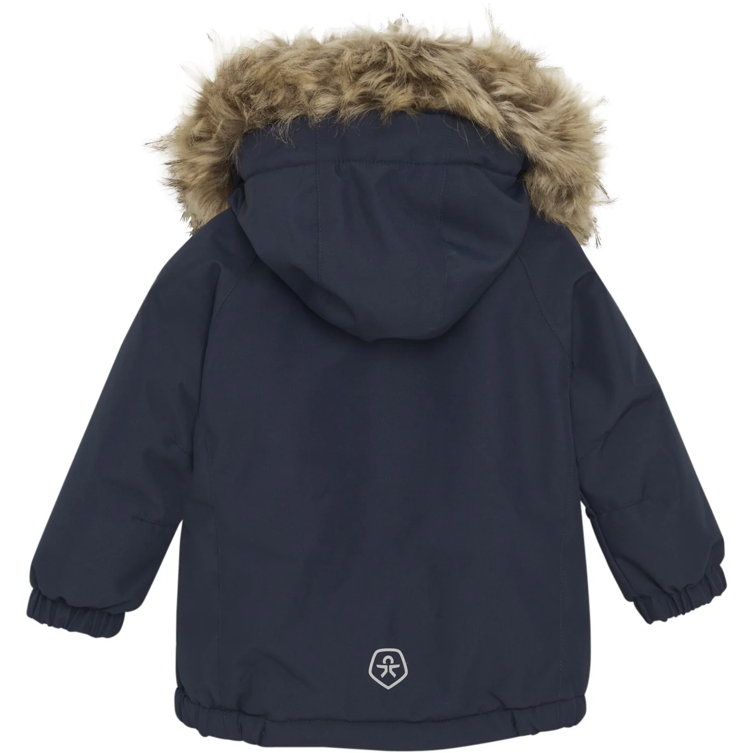 Color Kids Total Eclipse Baby Parka W. Fake Fur - Image 2