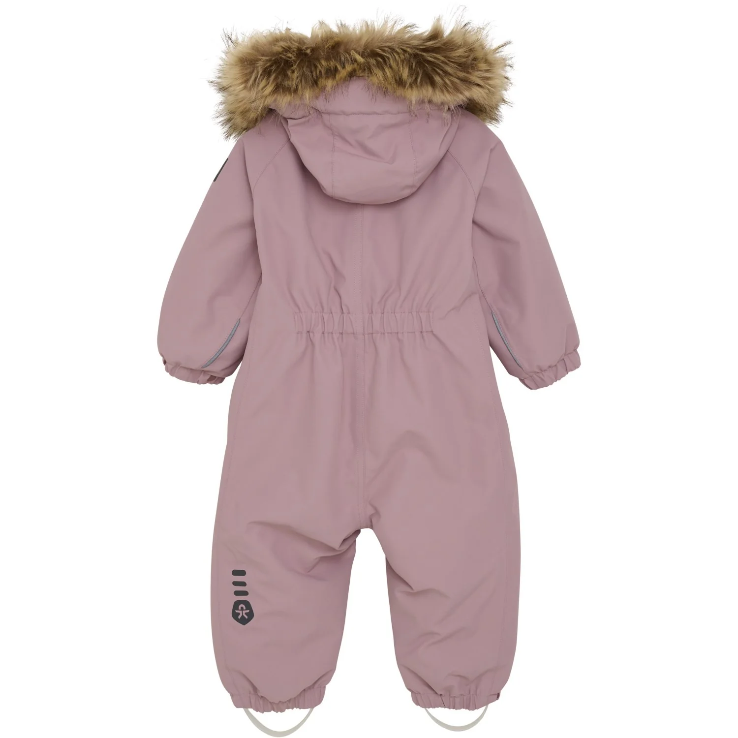 Color Kids Woodrose Baby Coverall W. Fake Fur - Image 2