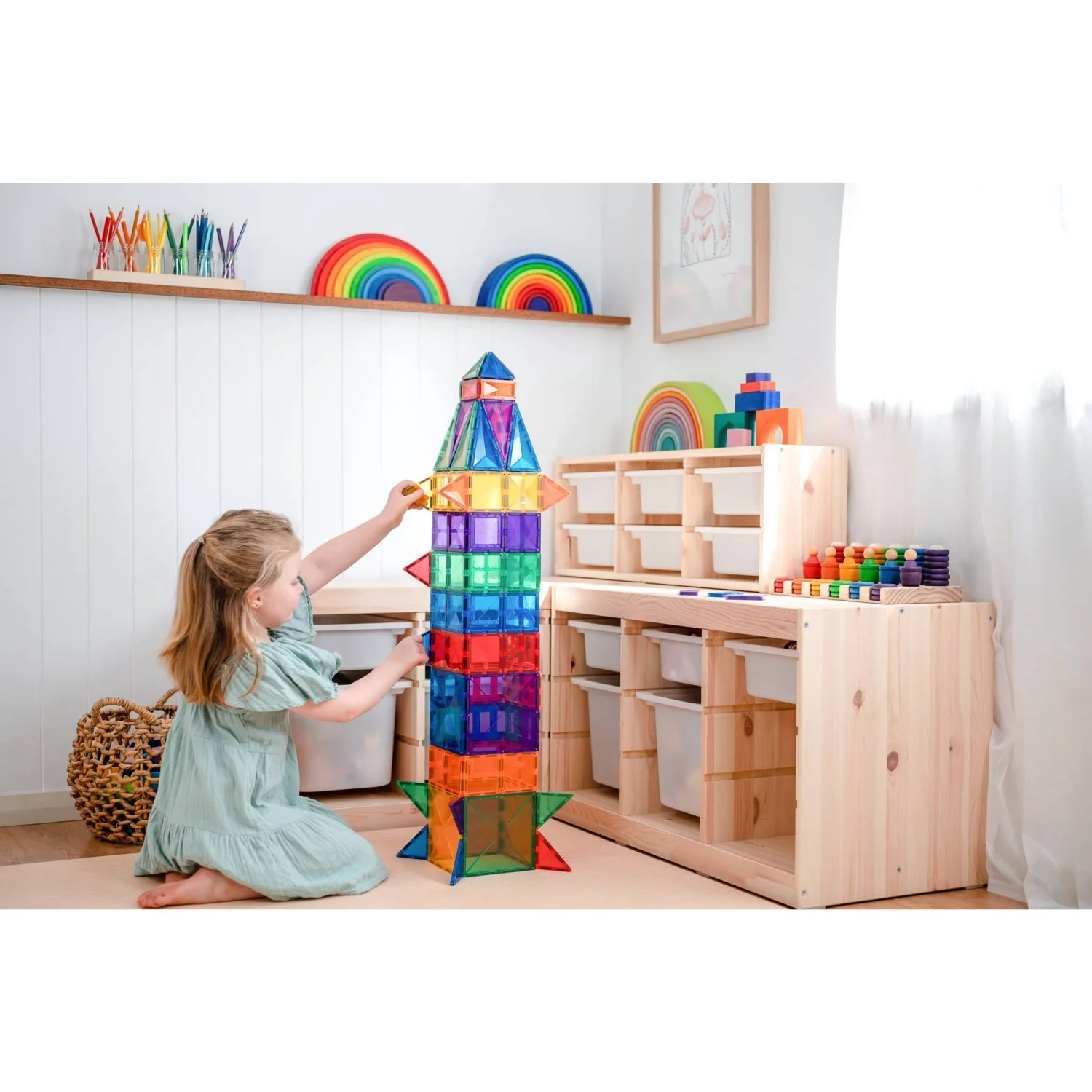 Connetix Rainbow Creative Pack 102 Pieces - Image 3