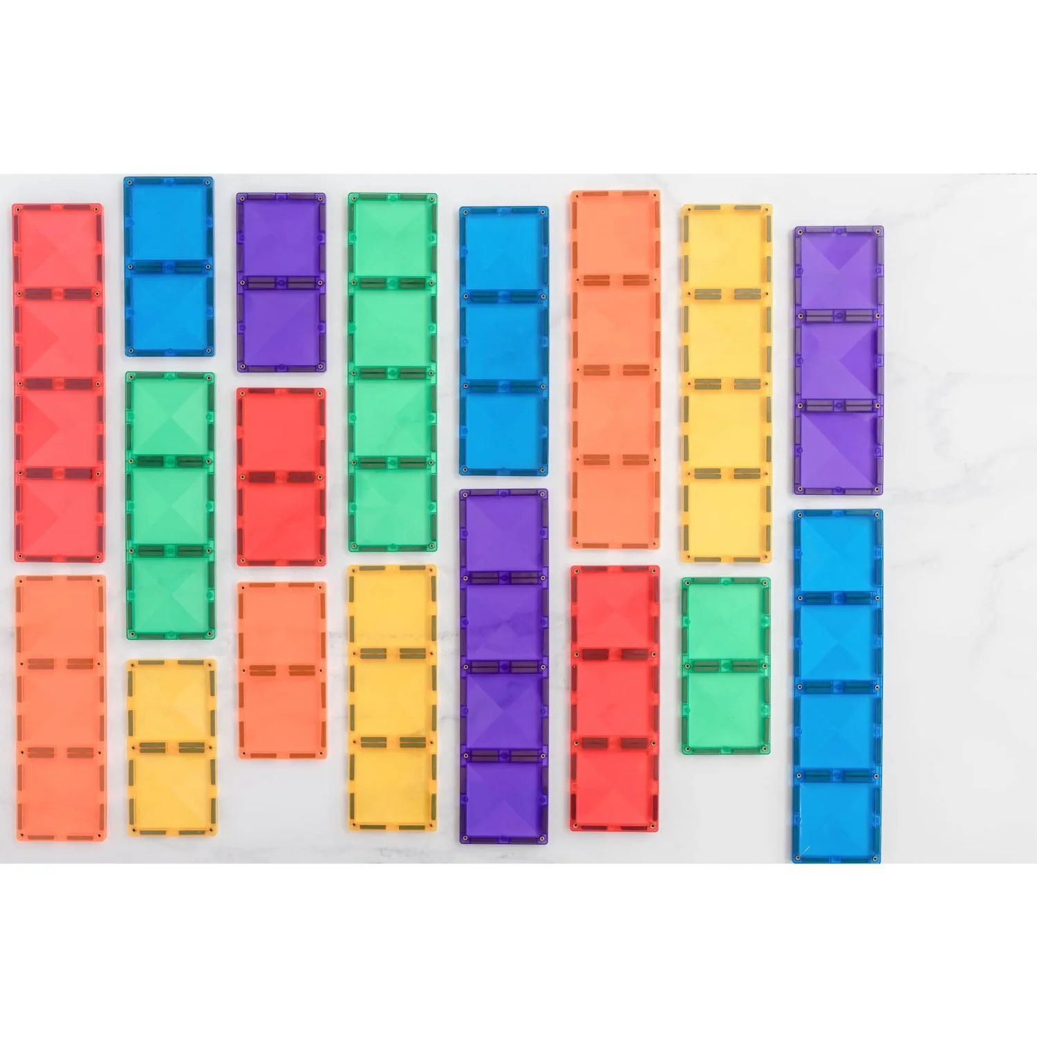 Connetix Rainbow Rectangle Pack 18 Pieces - Image 3