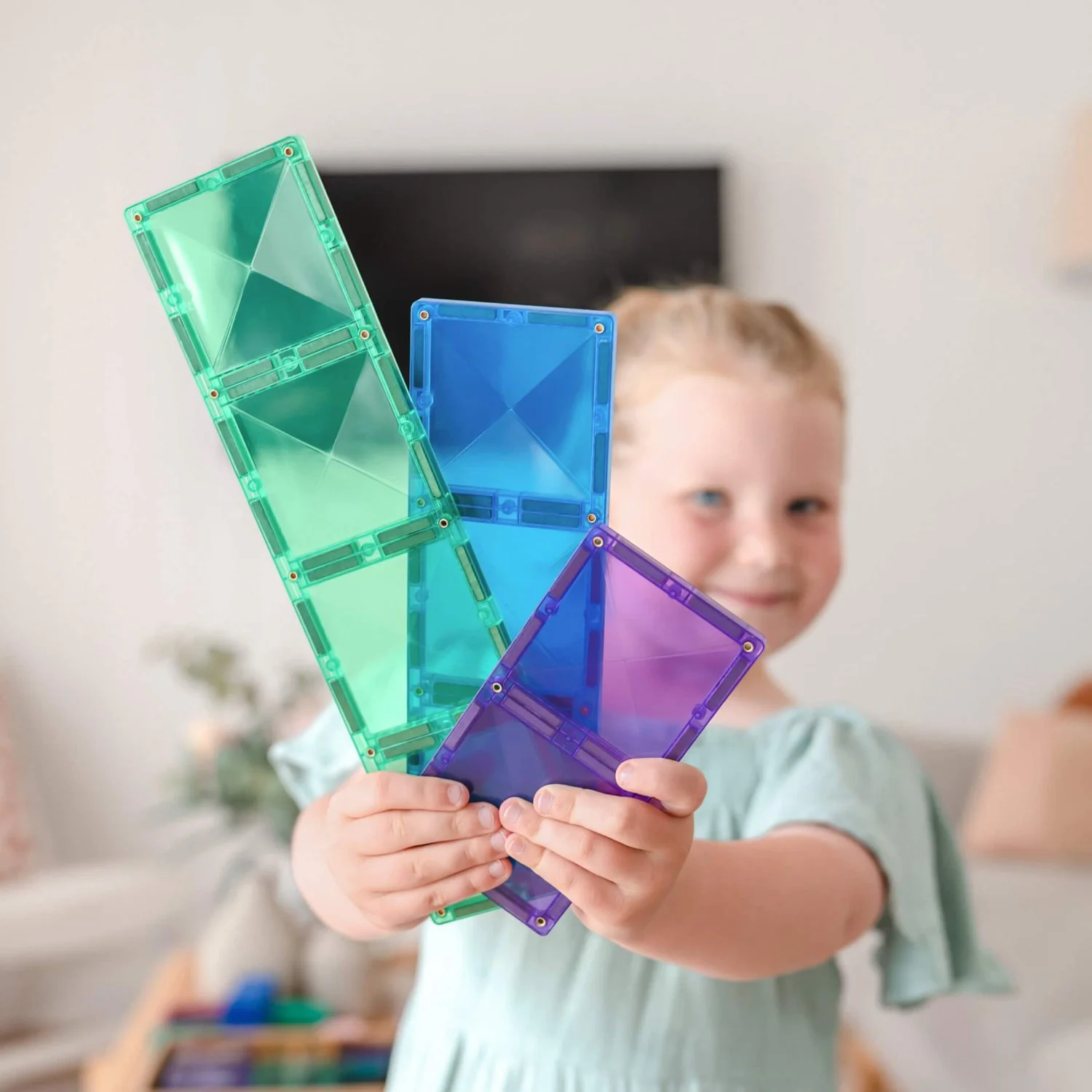Connetix Rainbow Rectangle Pack 18 Pieces - Image 6