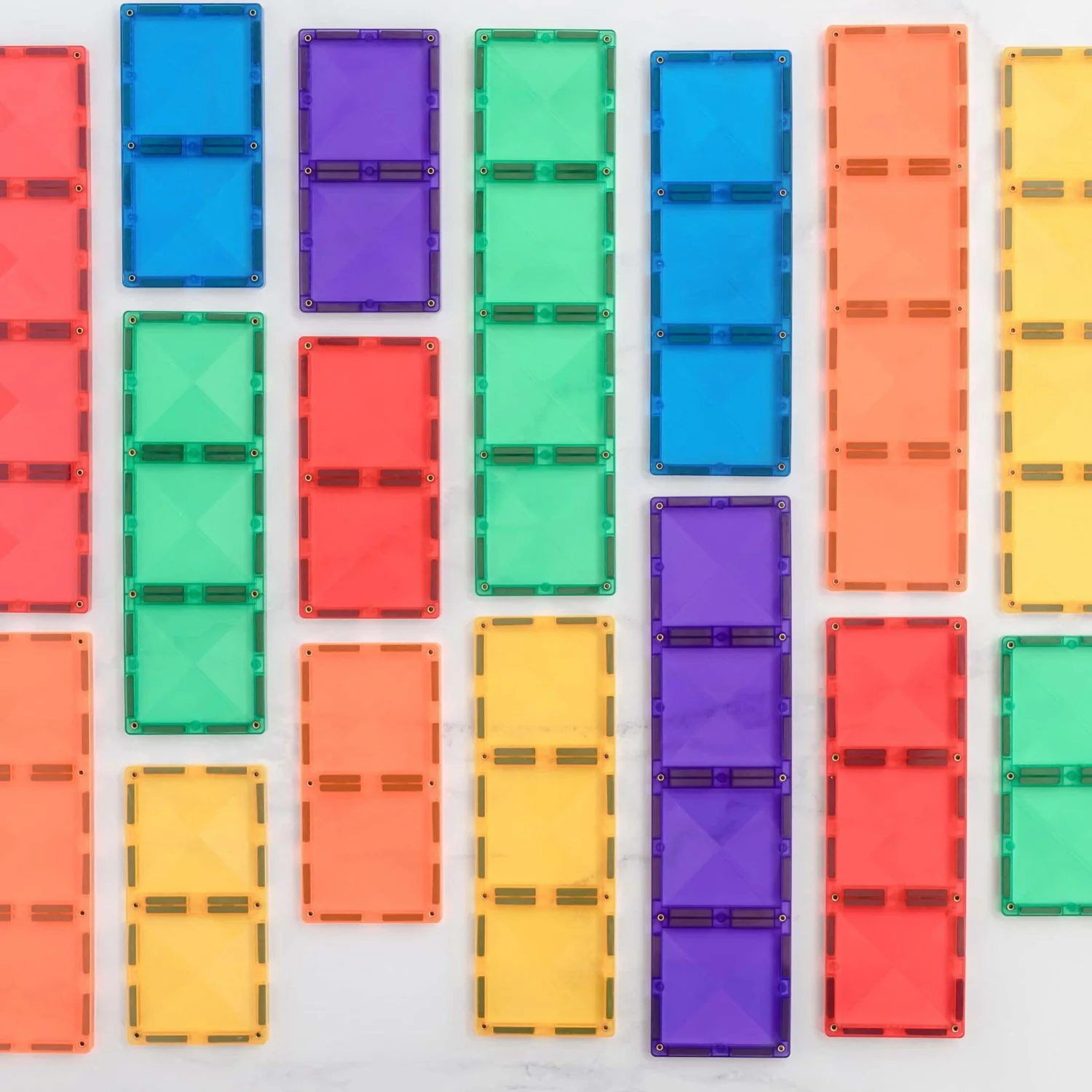 Connetix Rainbow Rectangle Pack 18 Pieces - Image 8