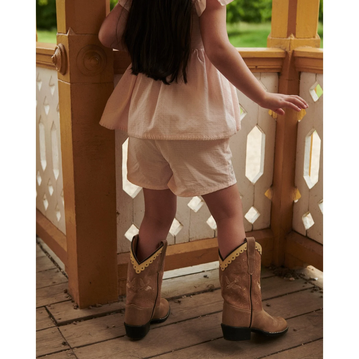 COPENHAGEN COLORS Beige Suede Limited Cowboy Boots High - Image 7