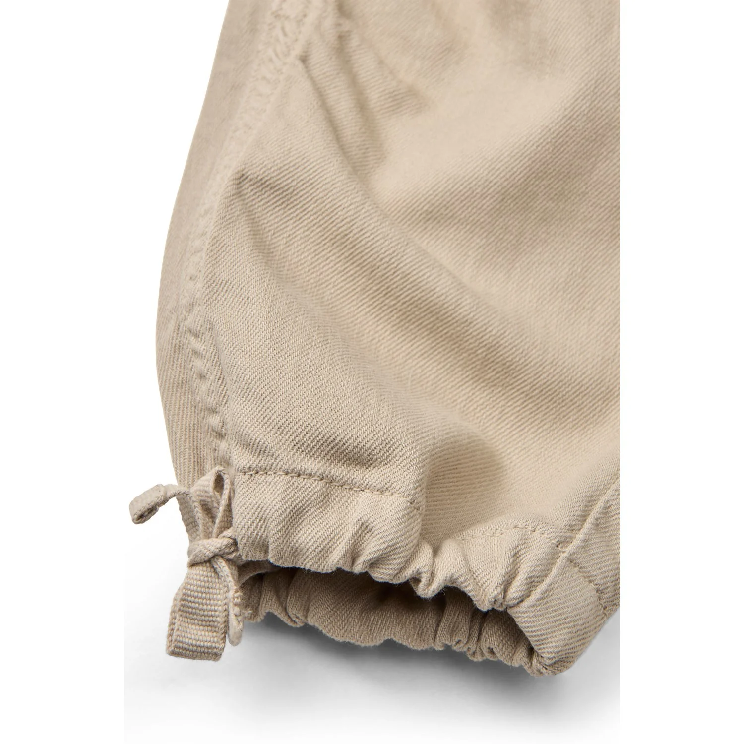 COPENHAGEN COLORS Beige Twill Baggy Pants W. Pockets - Image 4