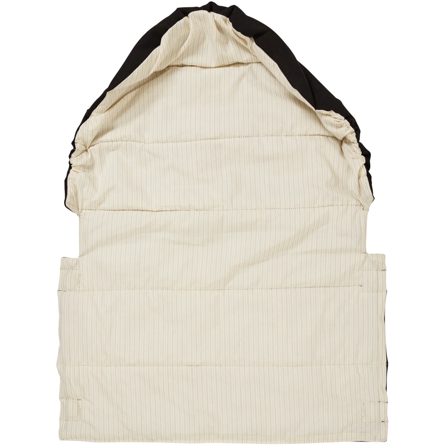 COPENHAGEN COLORS Black W. Cream Solid Stripe Organic Multifunctional Lift - Image 7